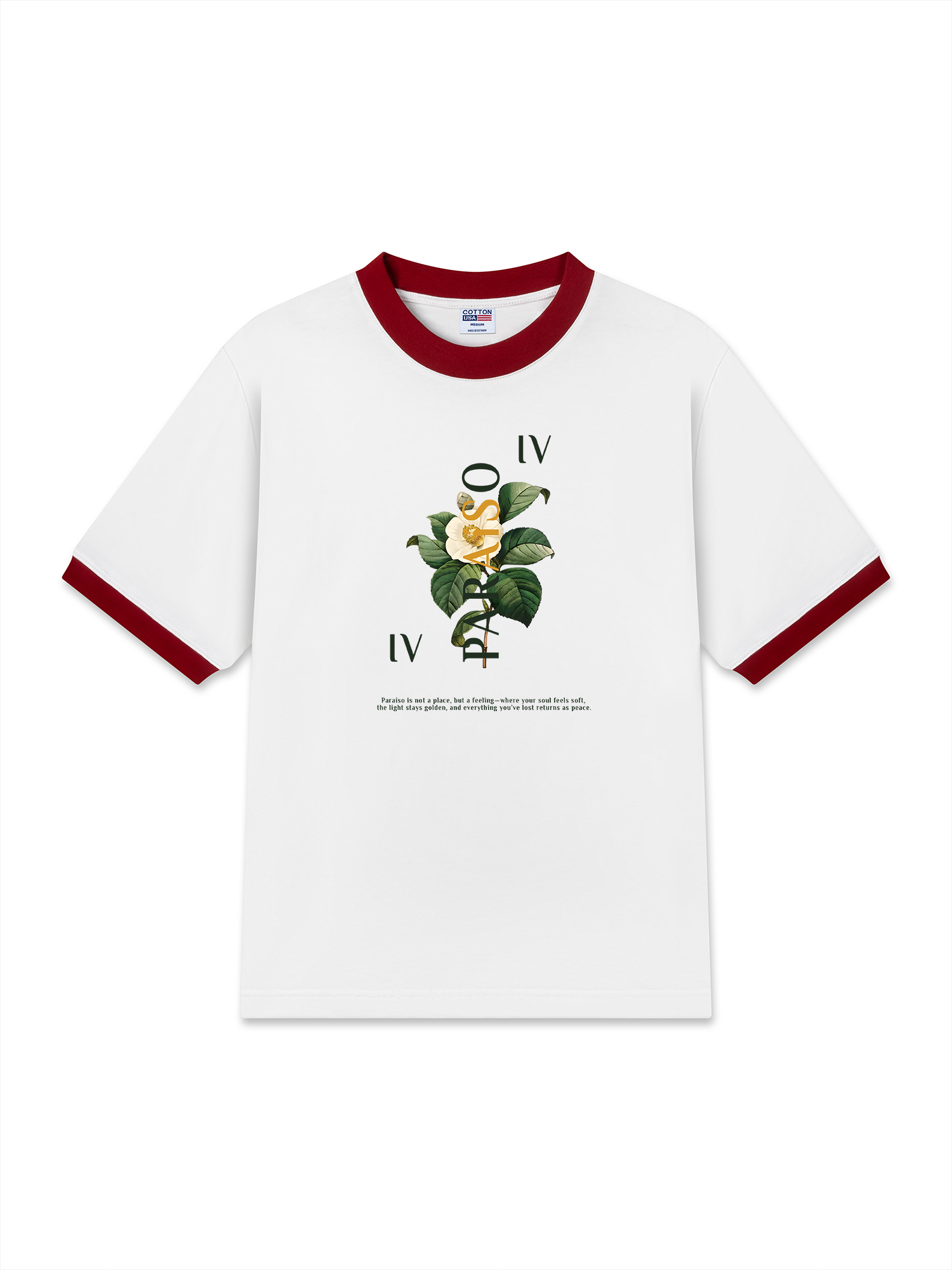 Áo Thun Ringer Relaxed Fit Paraíso