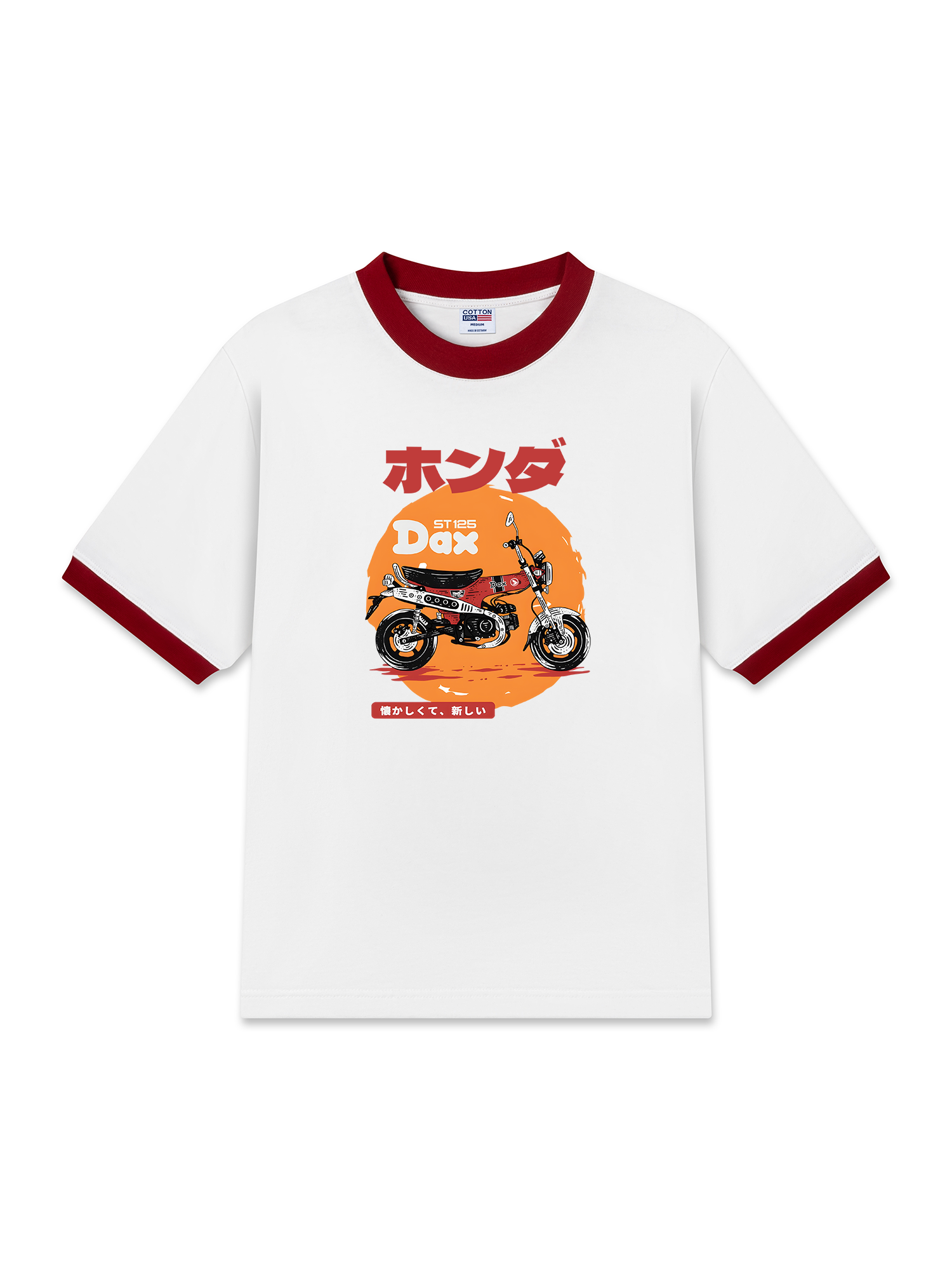 Áo Thun Ringer Relaxed Fit Honda ST125 DAX