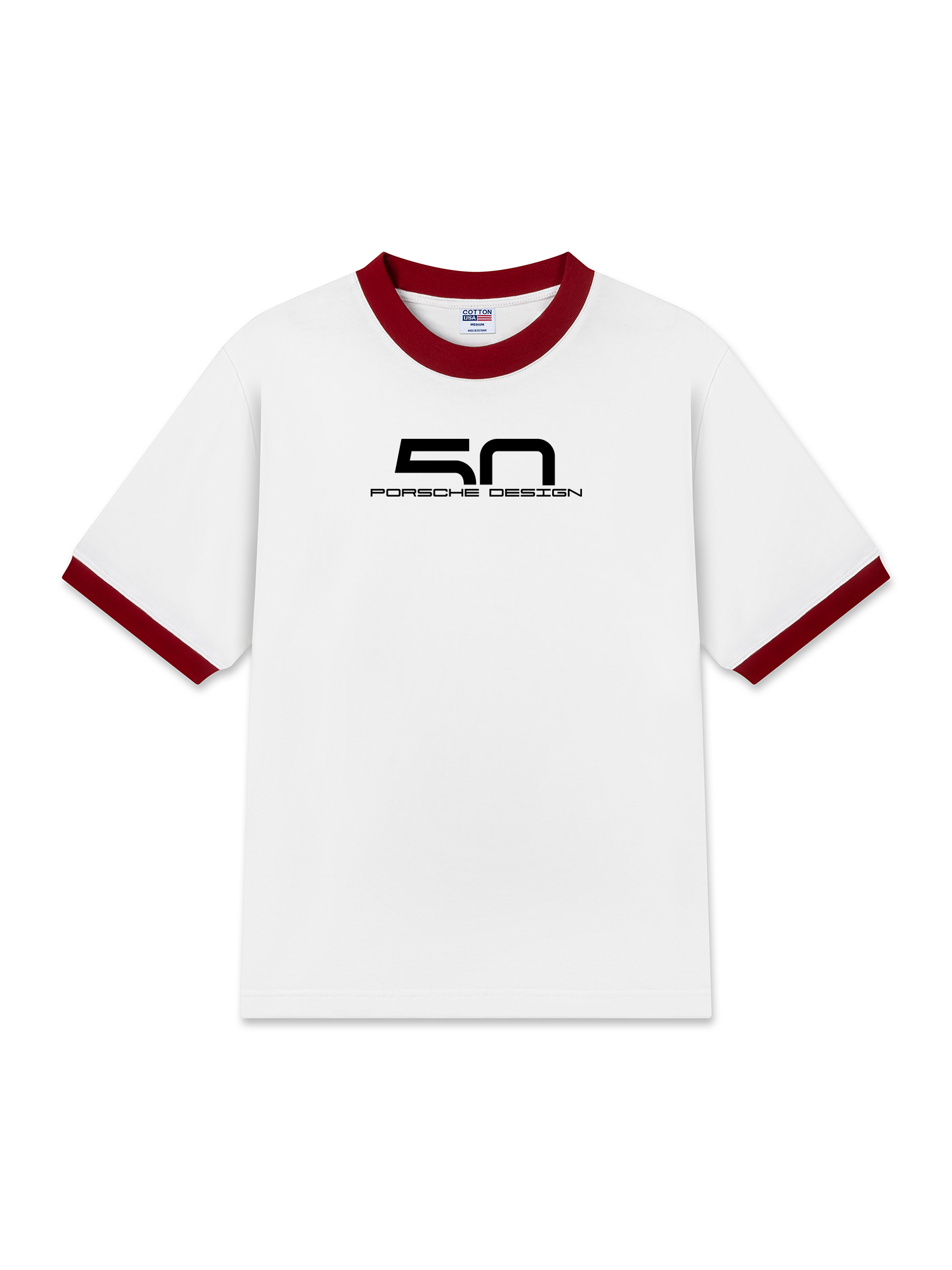 Áo Thun Ringer Relaxed Fit Porsche 50Y Crew Neck