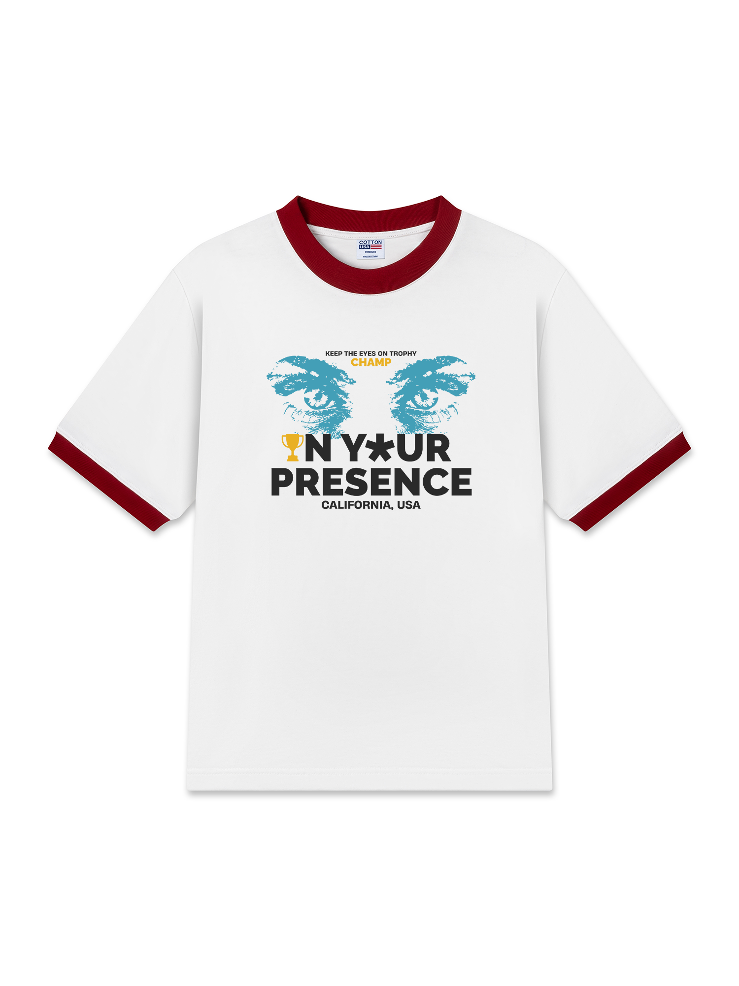 Áo Thun Ringer Relaxed Fit Champions Keep The Eyes