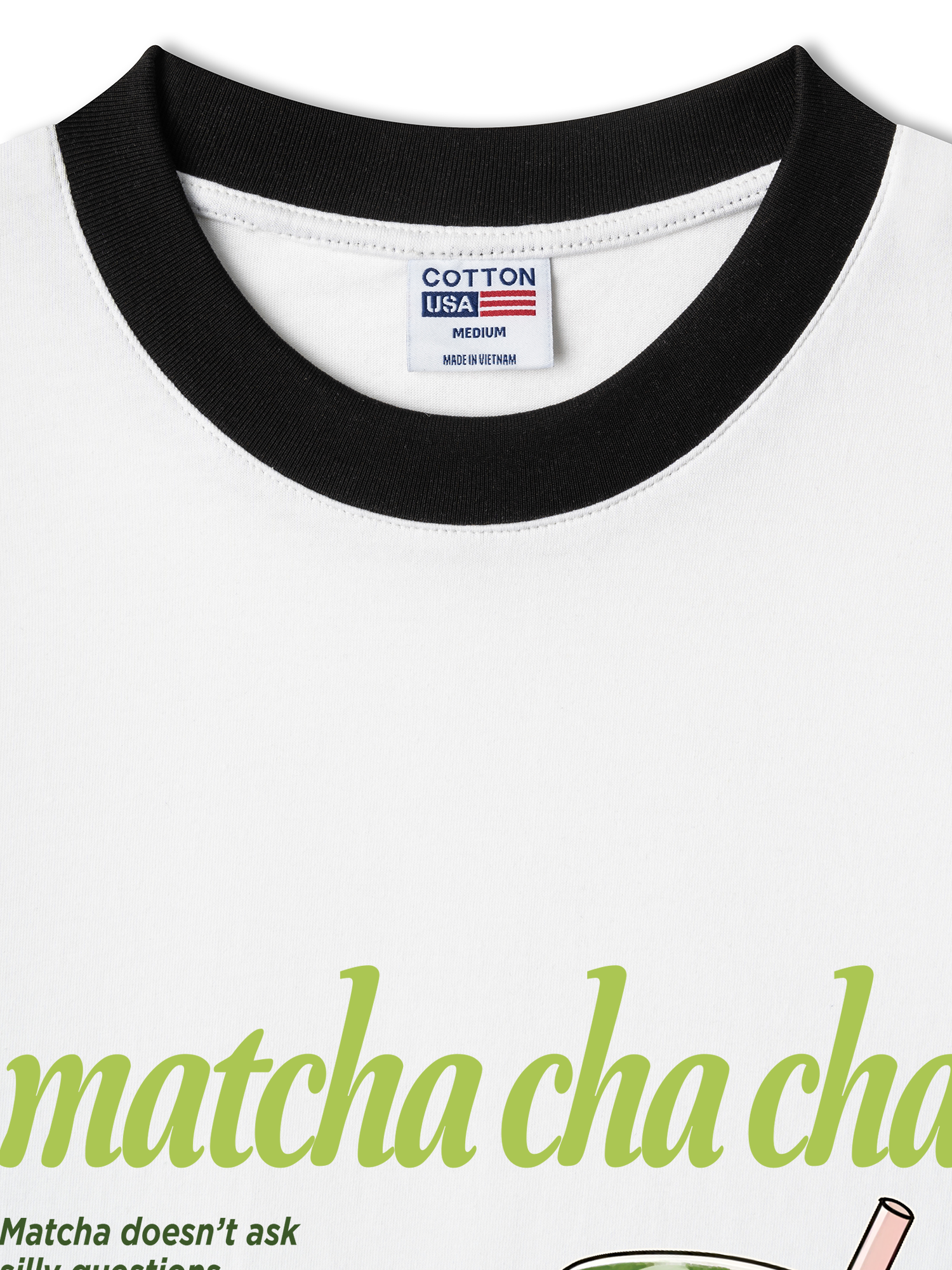 Áo Thun Ringer Relaxed Fit Matcha Understand