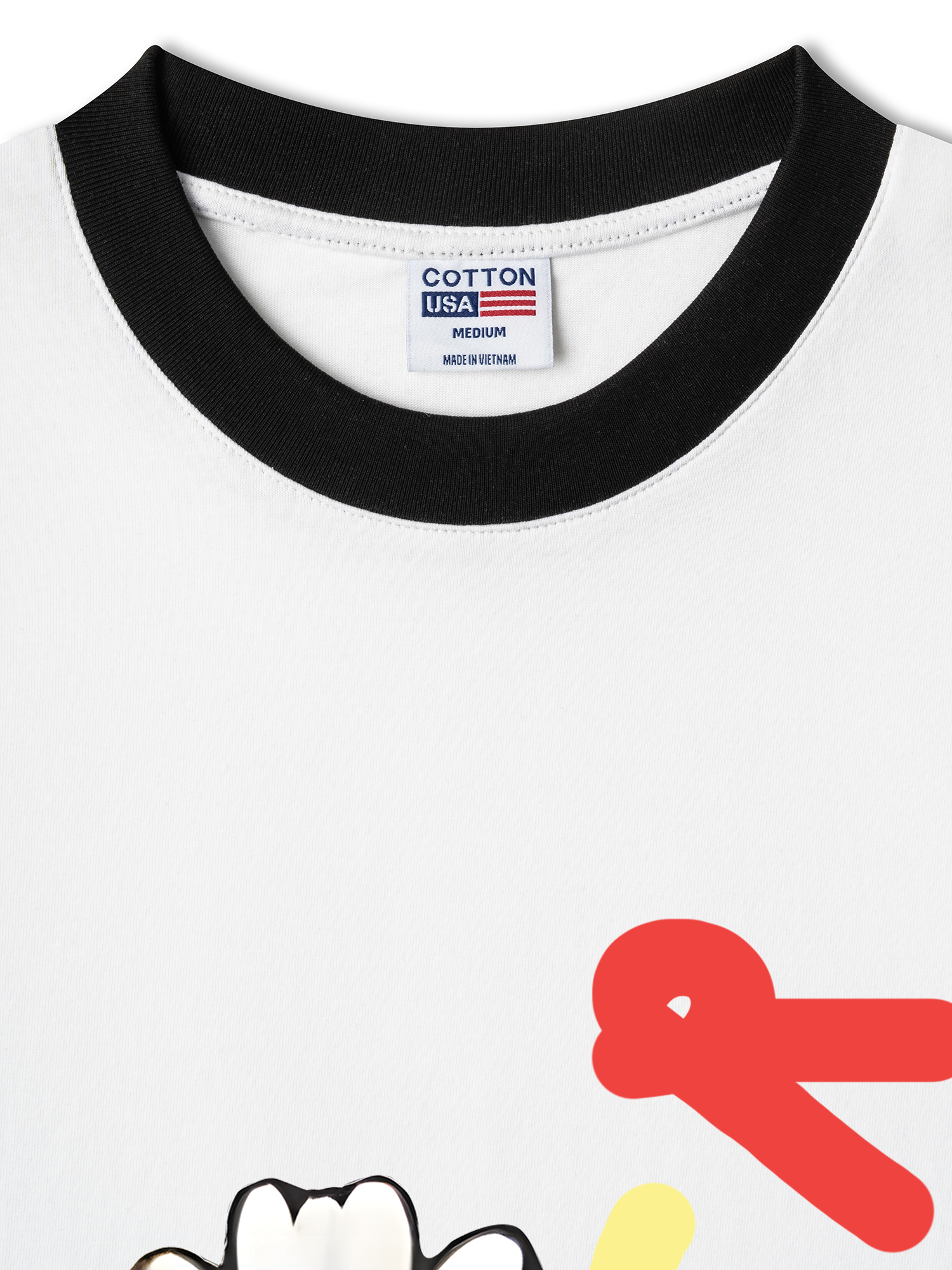 Áo Thun Ringer Relaxed Fit Floral Power Daisy Flower X GD