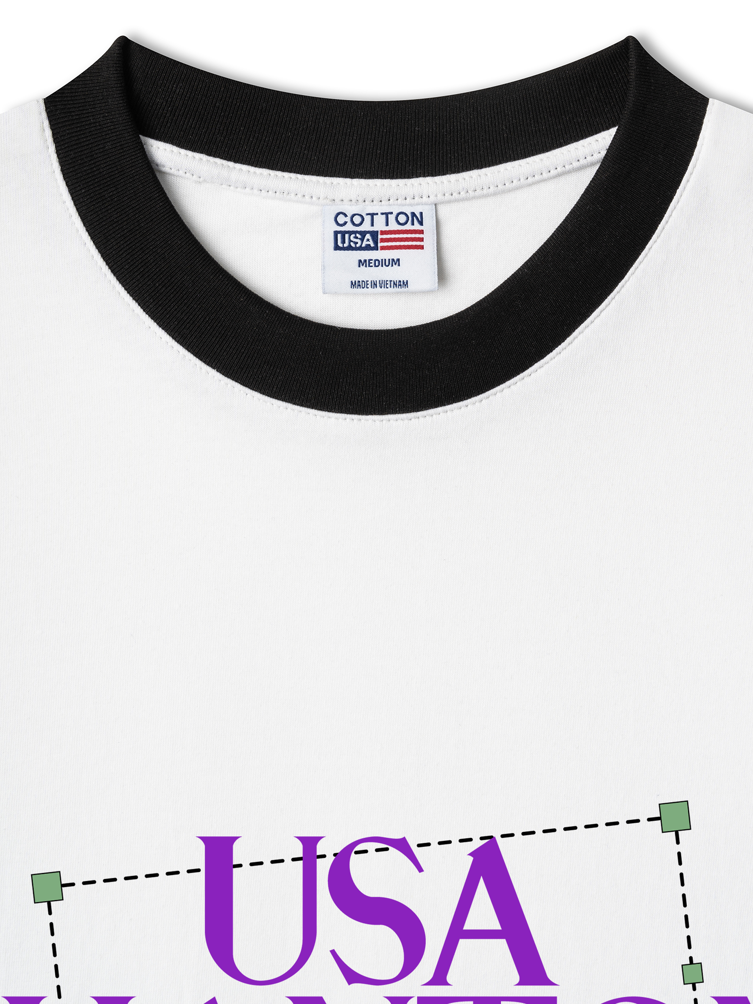 Áo Thun Ringer Relaxed Fit USA Phantom Chase