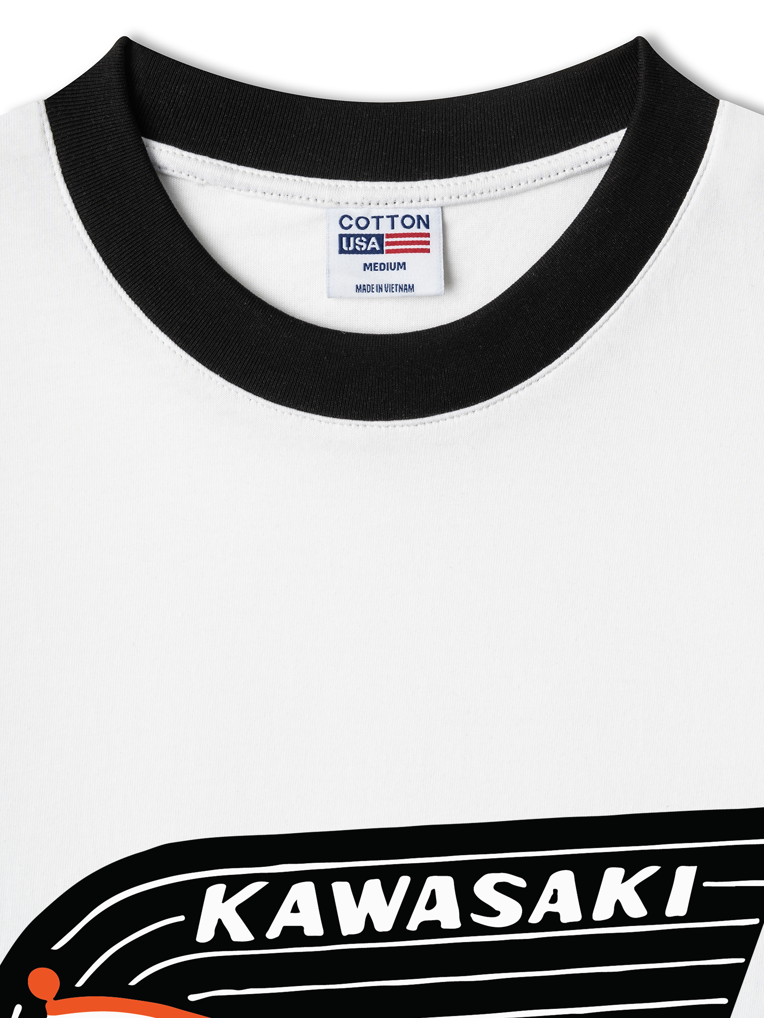 Áo Thun Ringer Relaxed Fit Kawasaki Spirit