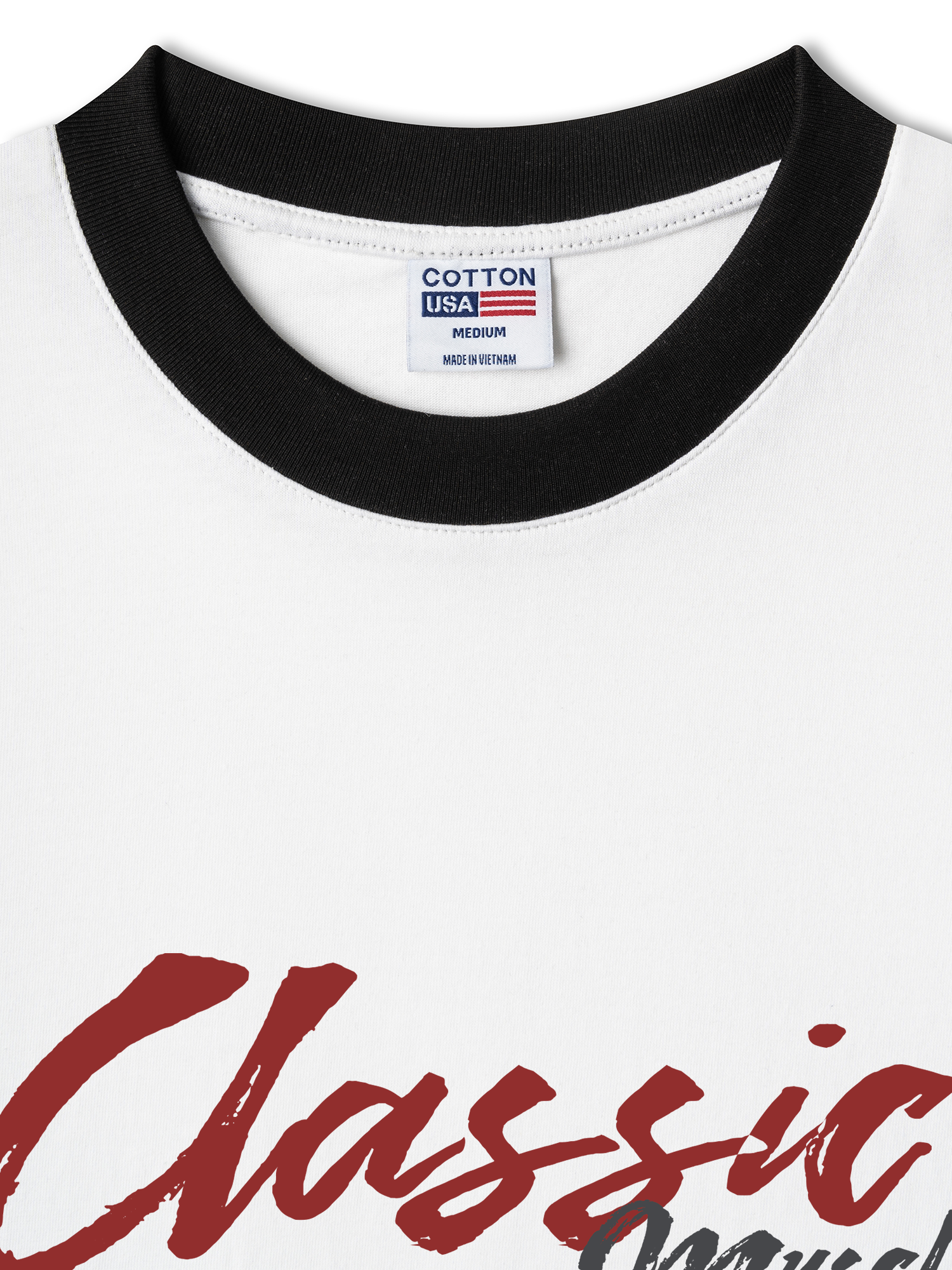 Áo Thun Ringer Relaxed Fit Mustang Classic Muscle