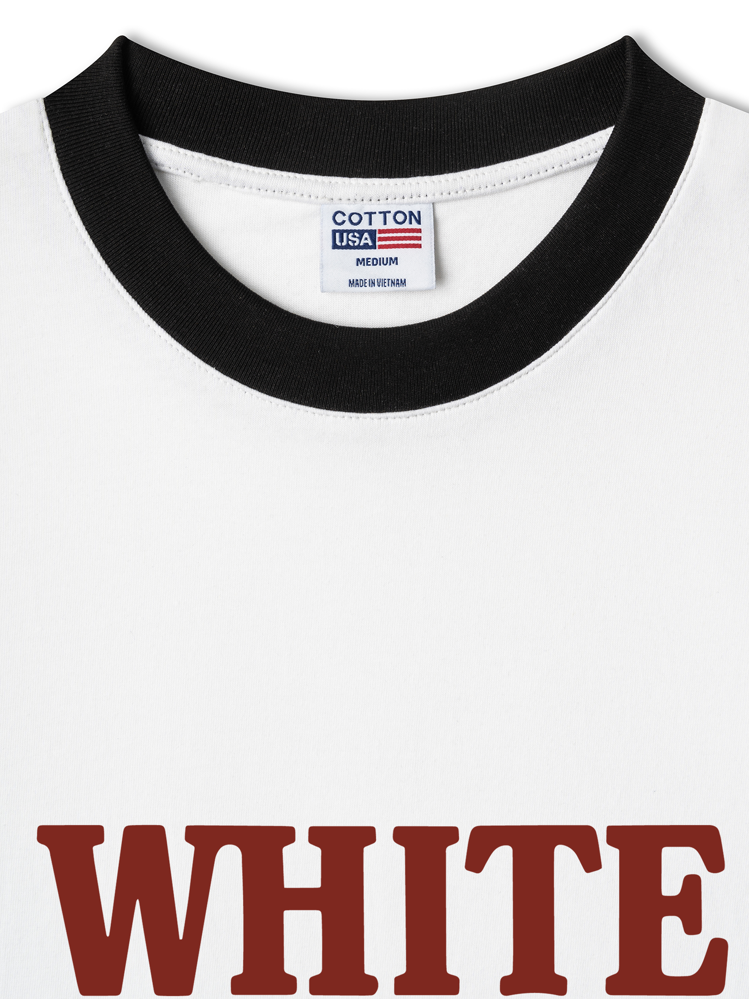 Áo Thun Ringer Relaxed Fit White Rabbit Cycling