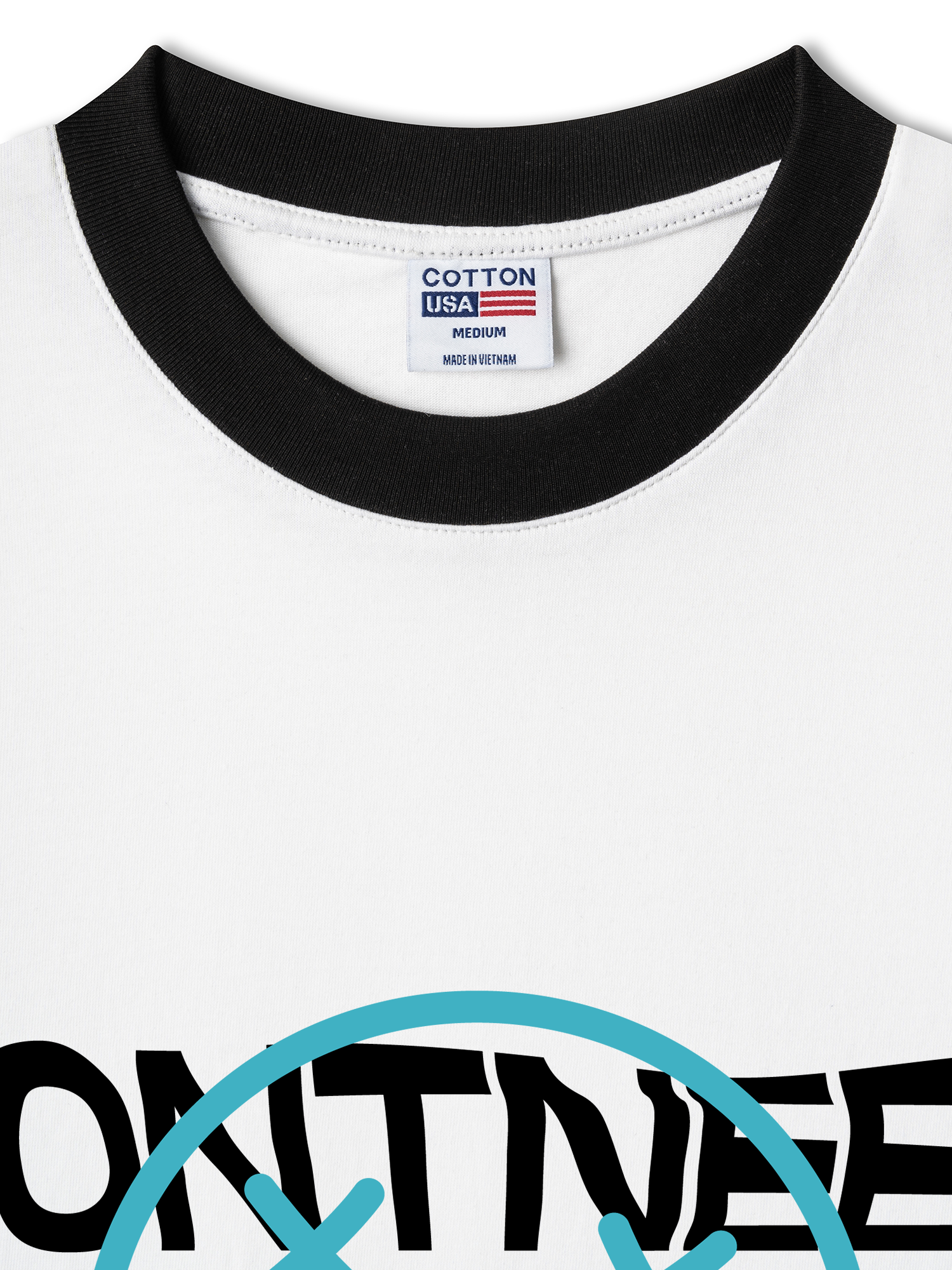 Áo Thun Ringer Relaxed Fit USA Dont Need Reason