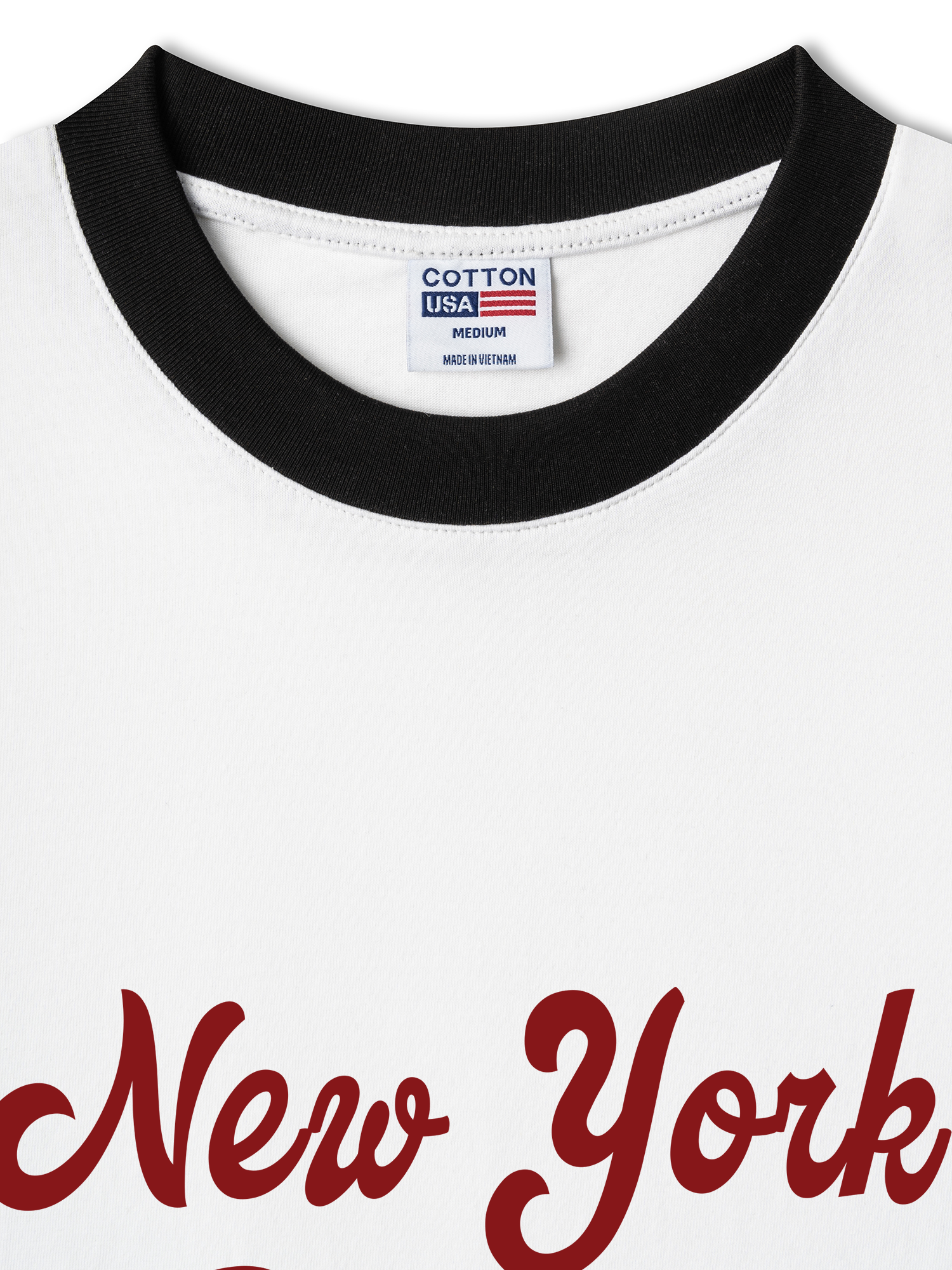 Áo Thun Ringer Relaxed Fit Baseball NewYork Ice Cream