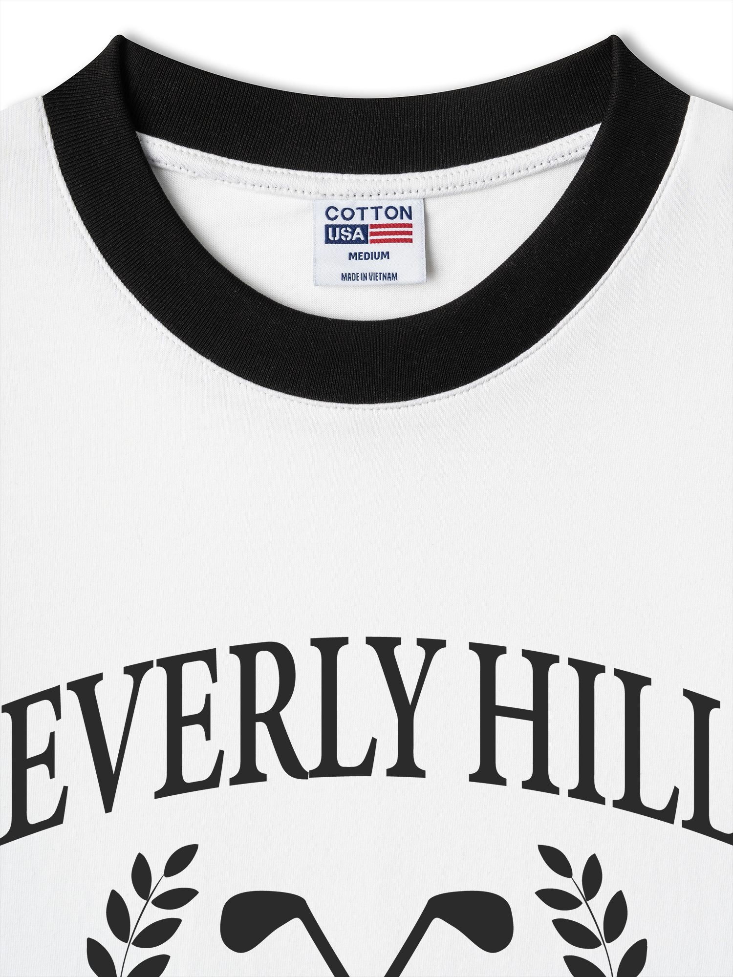 Áo Thun Ringer Relaxed Fit Golf Beverly Hills