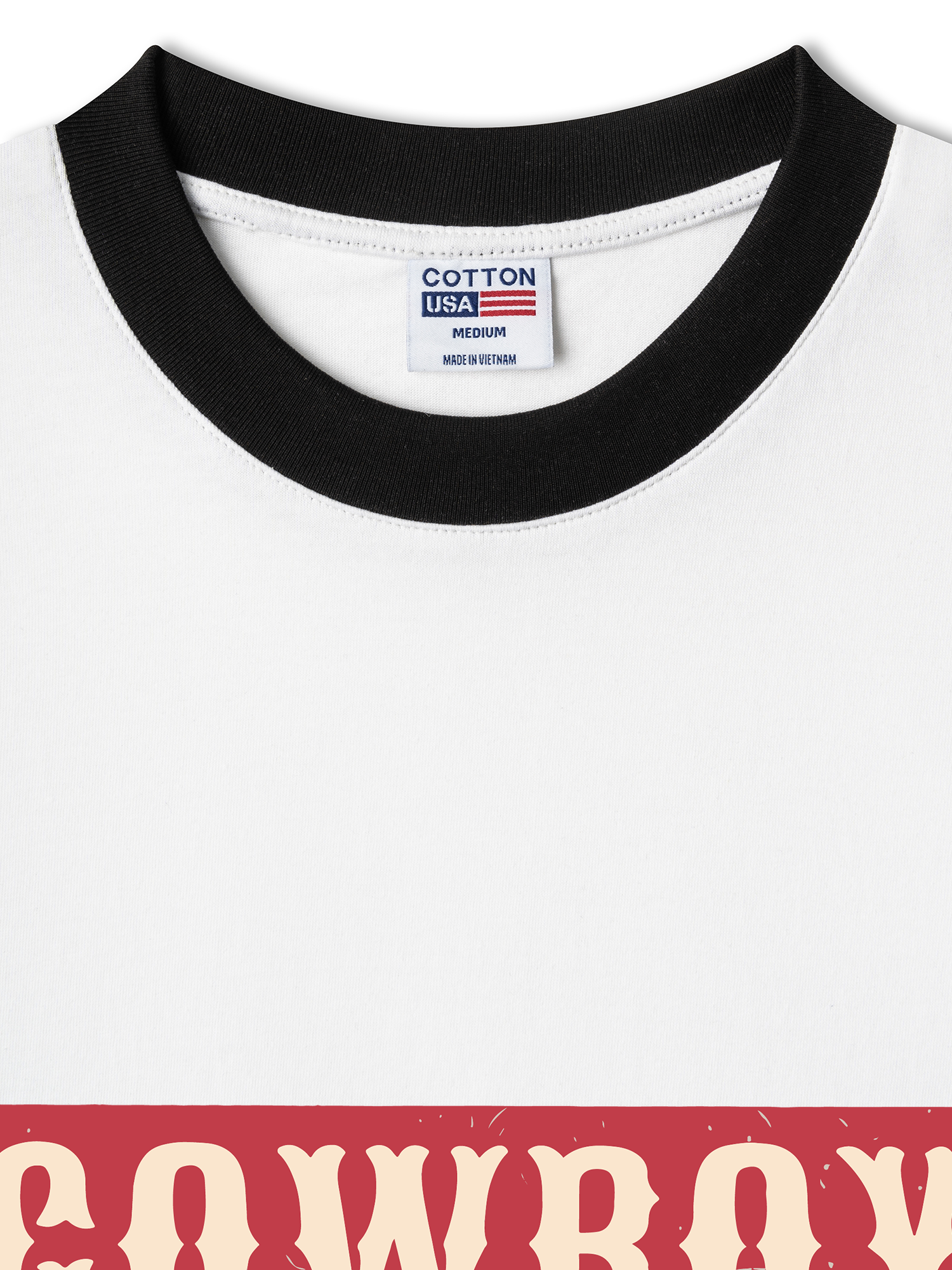 Áo Thun Ringer Relaxed Fit Marlboro Cowboy Take Me Away