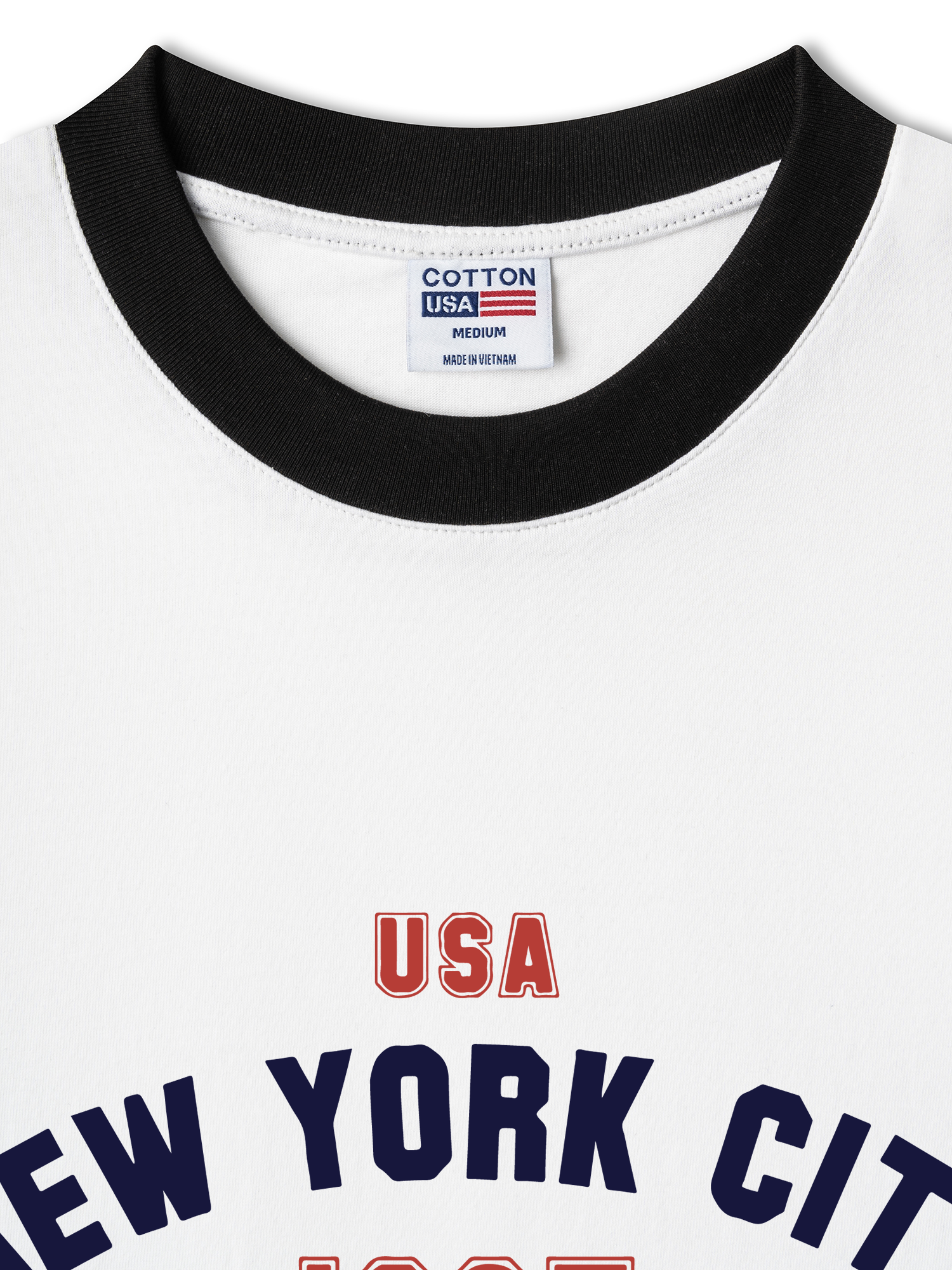 Áo Thun Ringer Relaxed Fit USA New York City