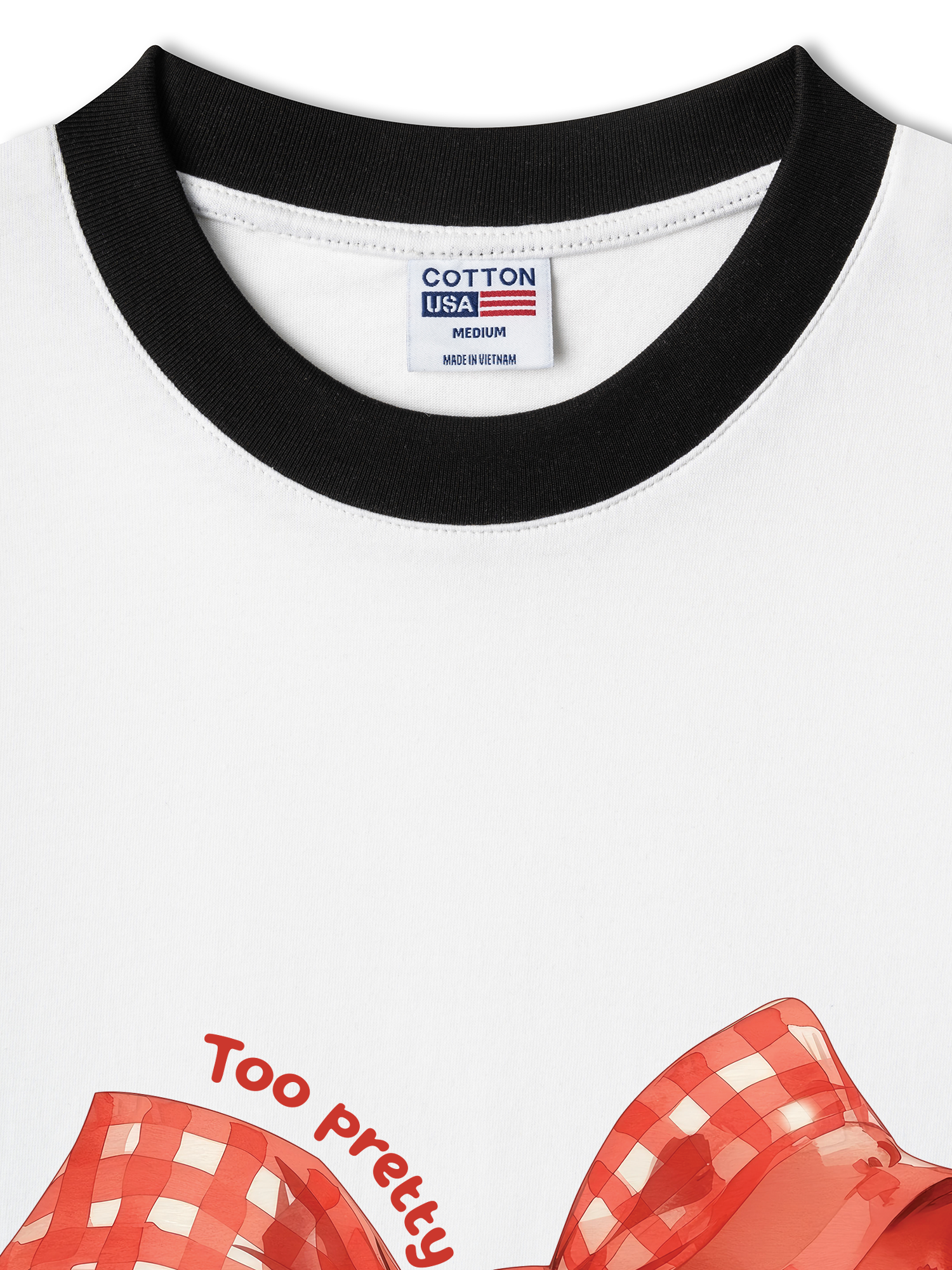 Áo Thun Ringer Relaxed Fit Too Pretty