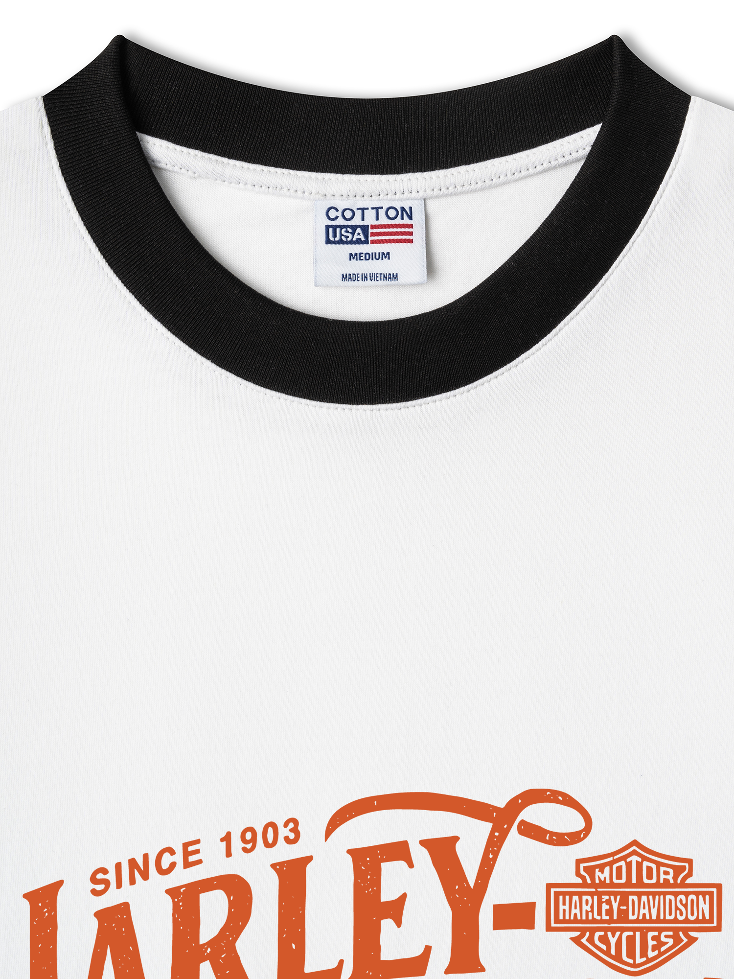 Áo Thun Ringer Relaxed Fit Motorcycles Harley Davidson