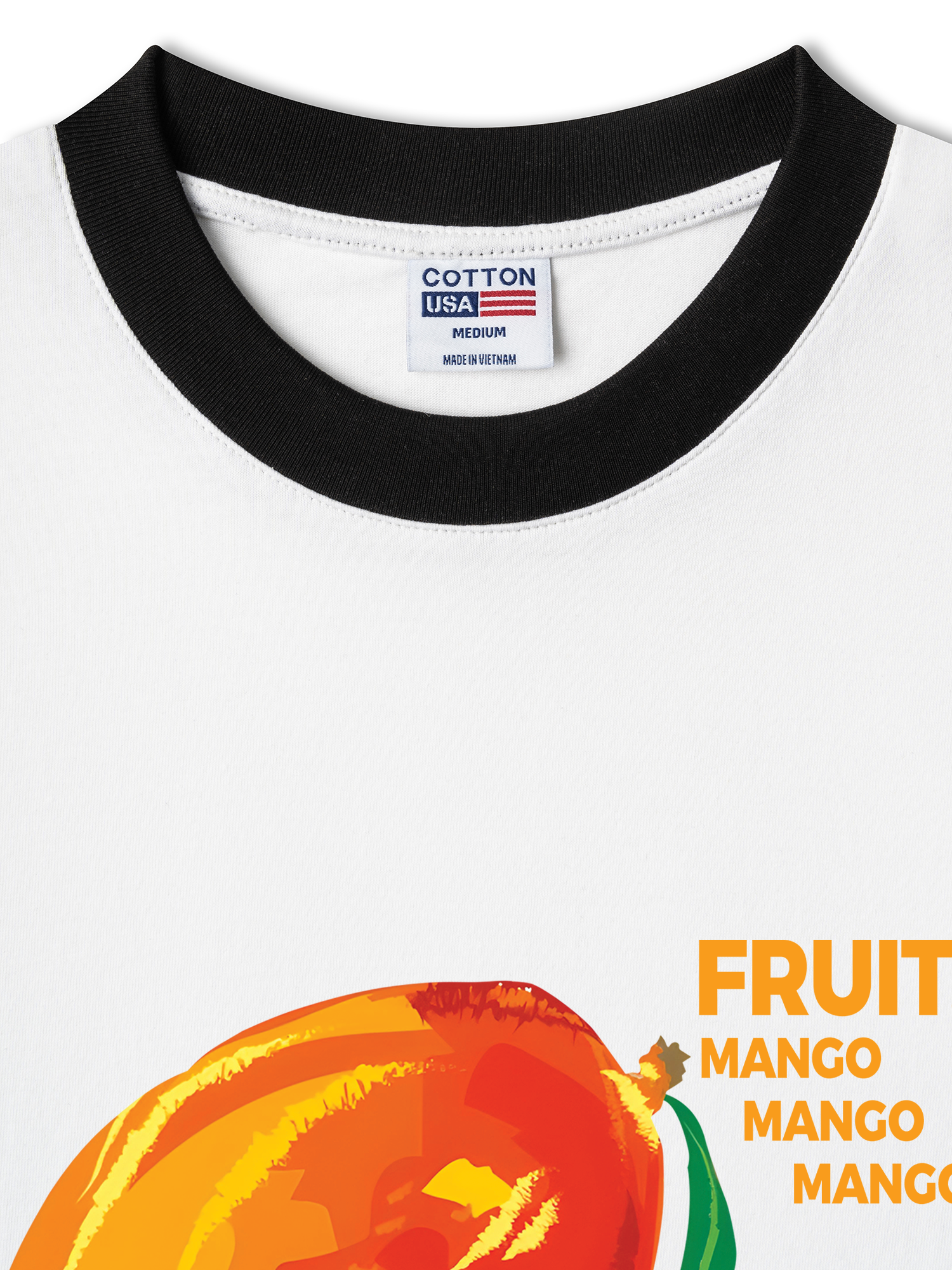 Áo Thun Ringer Relaxed Fit Tropical Mango