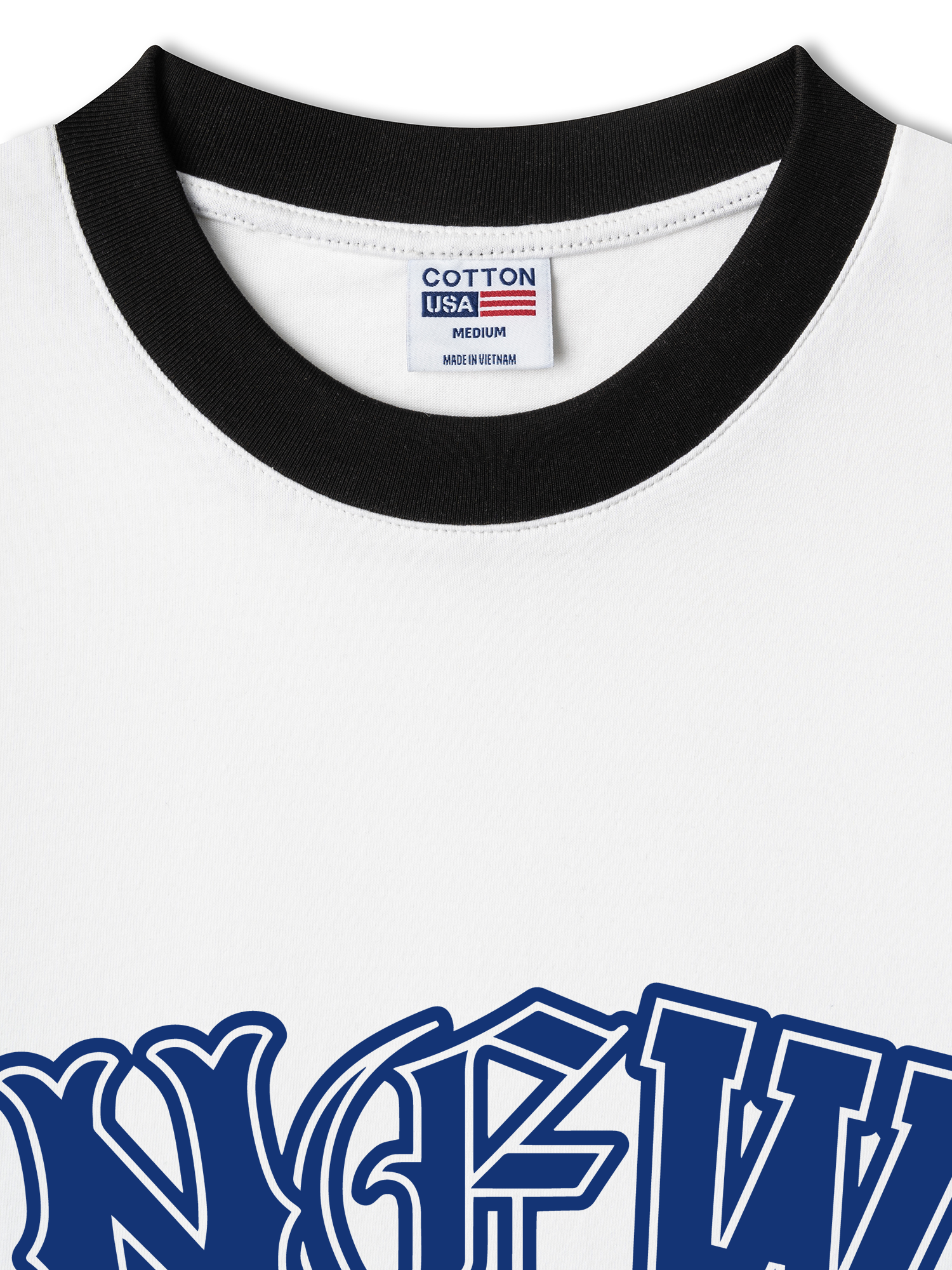 Áo Thun Ringer Relaxed Fit USA City Of Dream