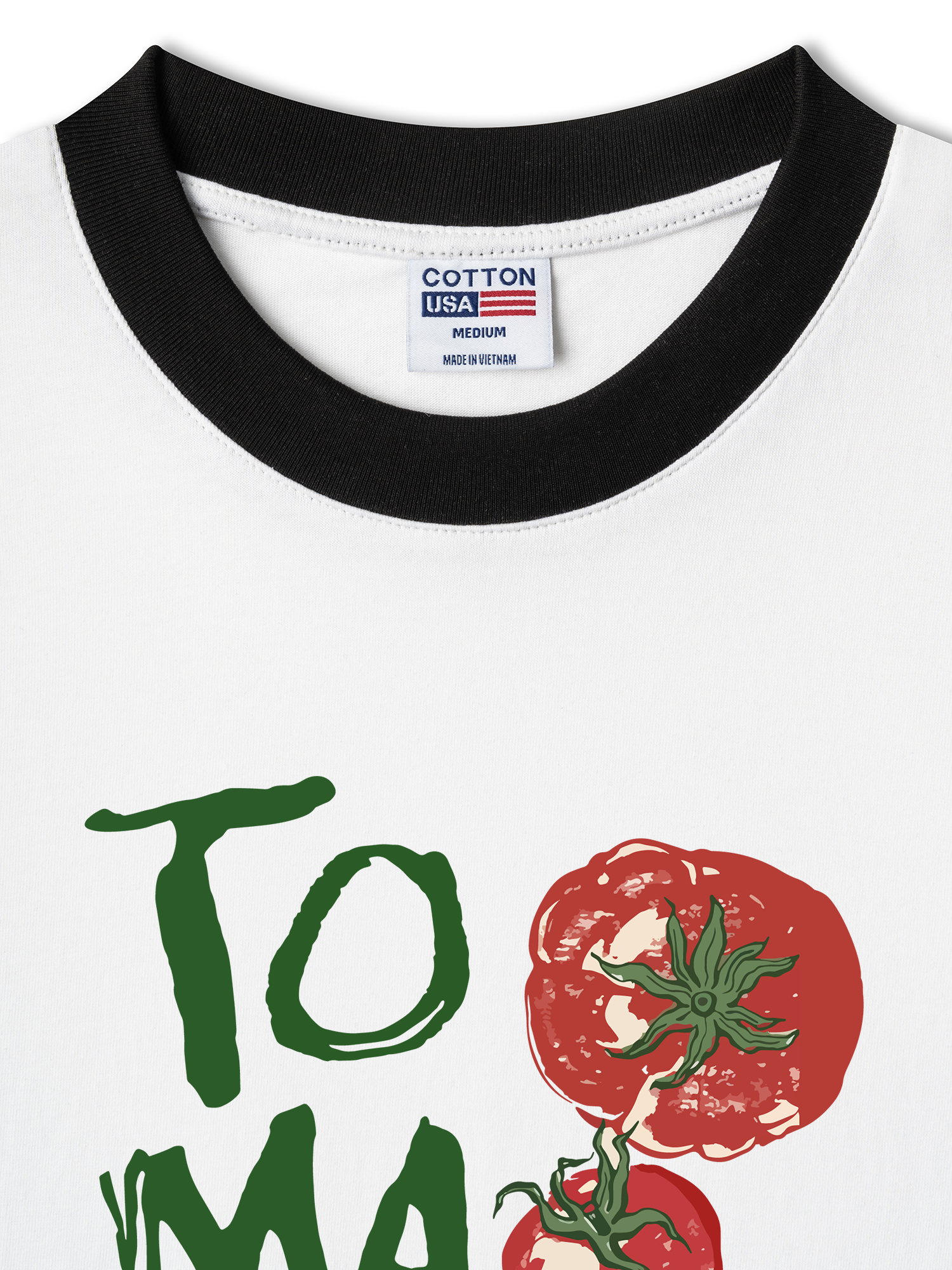 Áo Thun Ringer Relaxed Fit Tropical Tomato