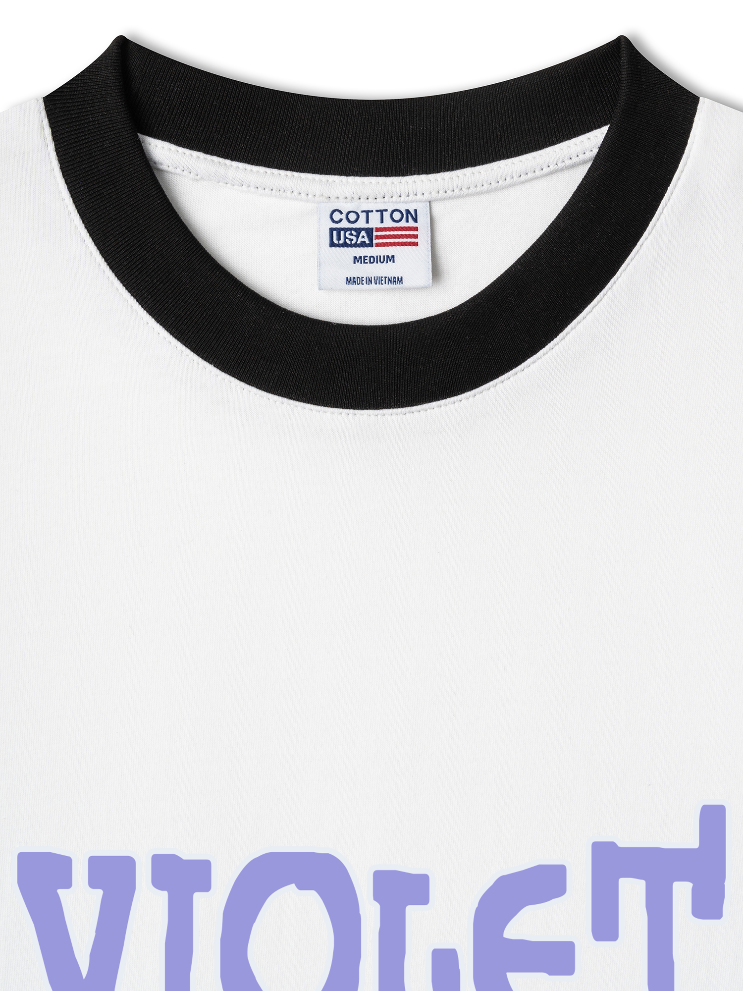 Áo Thun Ringer Relaxed Fit Floral Indoor Violet