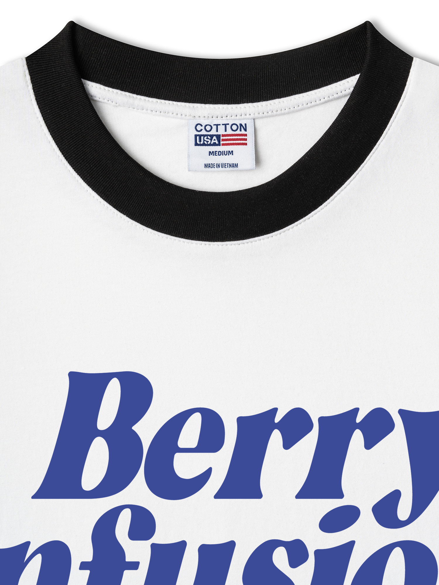 Áo Thun Ringer Relaxed Fit Tropical Berry Infusion