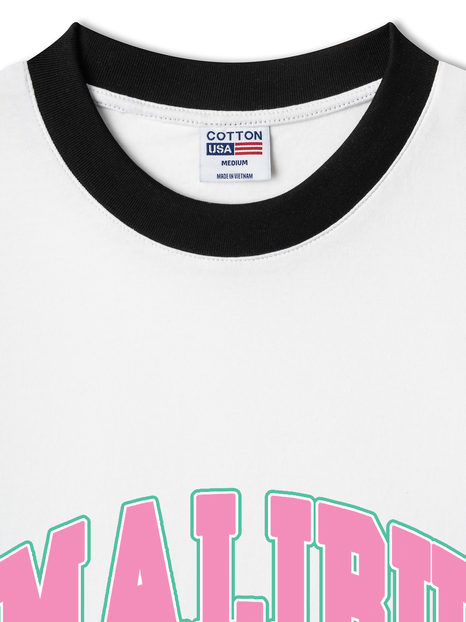 Áo Thun Ringer Relaxed Fit City Malibu