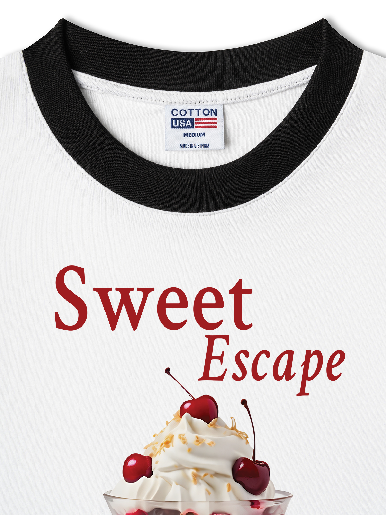 Áo Thun Ringer Relaxed Fit Tropical Sweet Escape