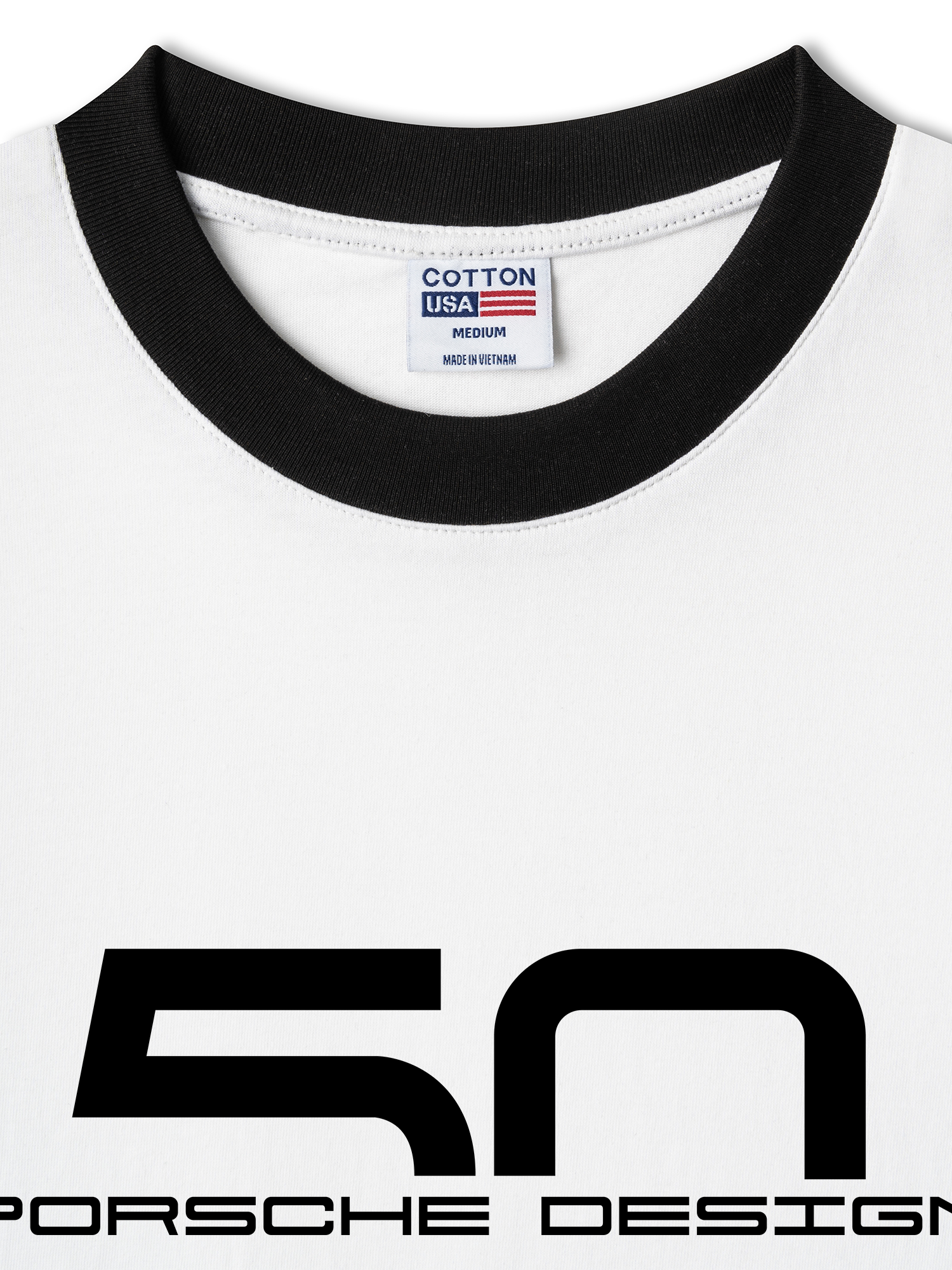 Áo Thun Ringer Relaxed Fit Porsche 50Y Crew Neck