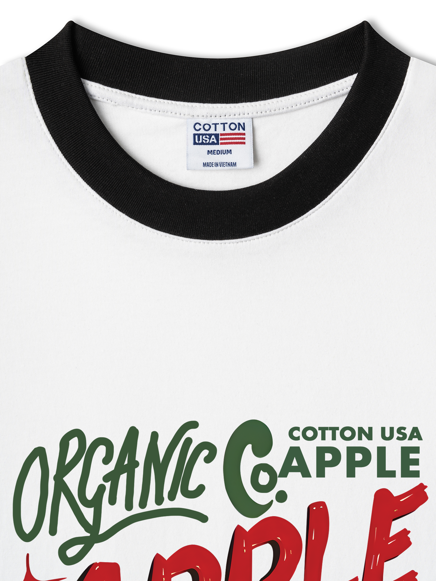 Áo Thun Ringer Relaxed Fit Tropical Apple Club