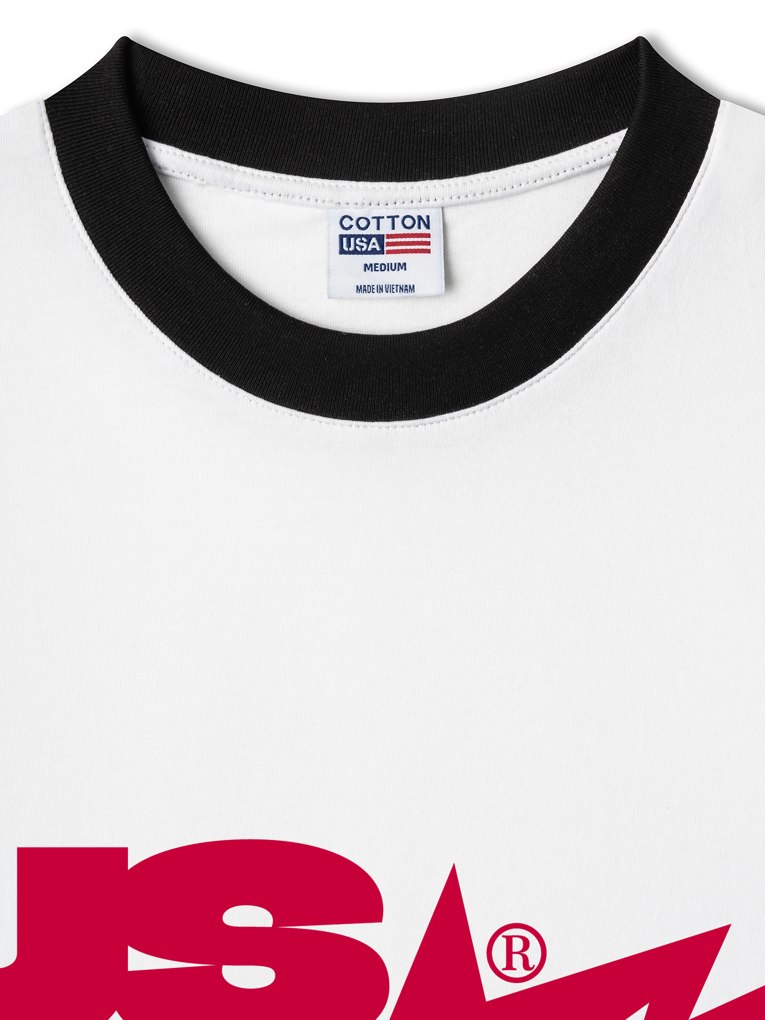 Áo Thun Ringer Relaxed Fit USA Riot Rebel Rampage