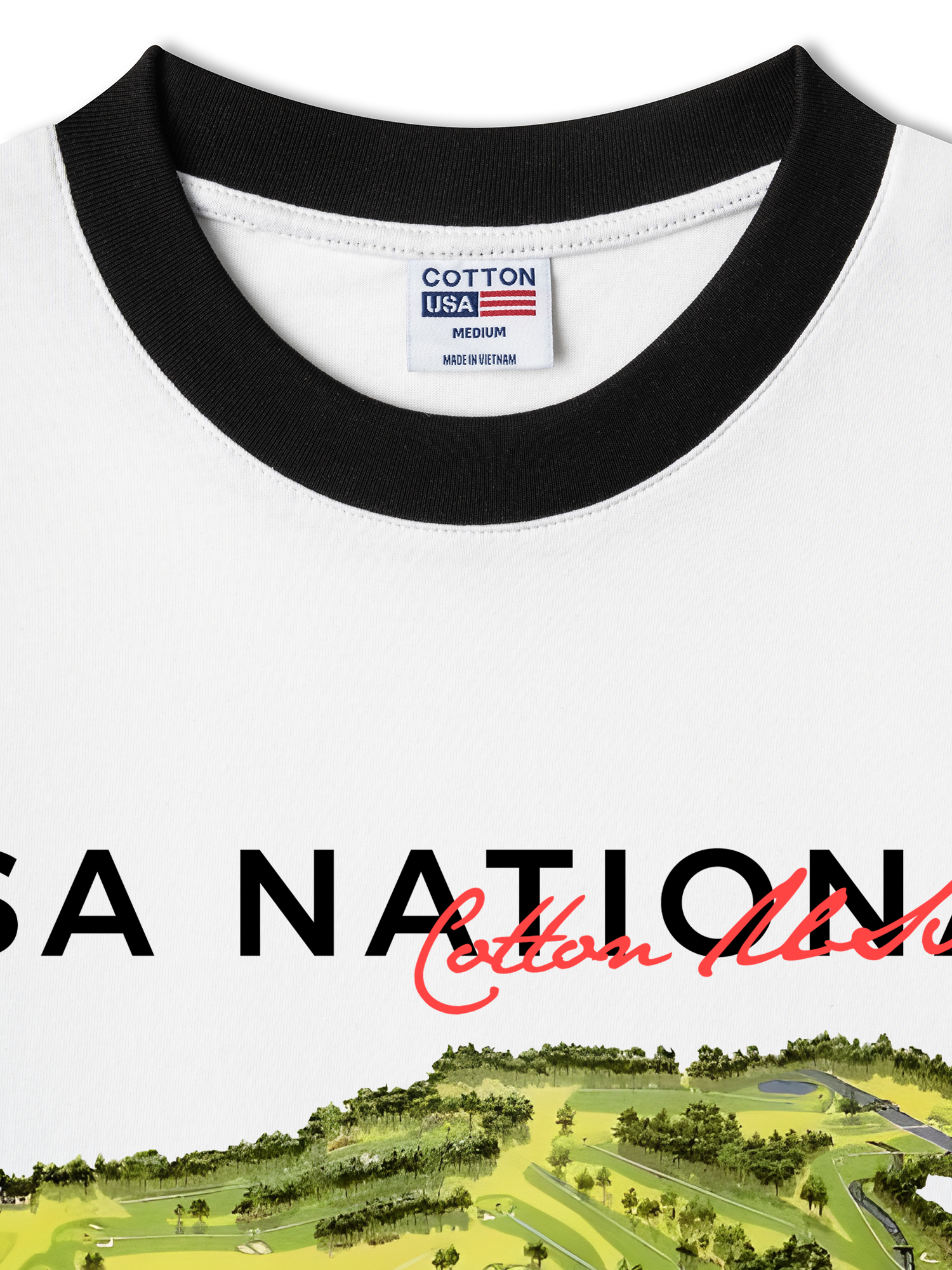 Áo Thun Ringer Relaxed Fit Golf National Master