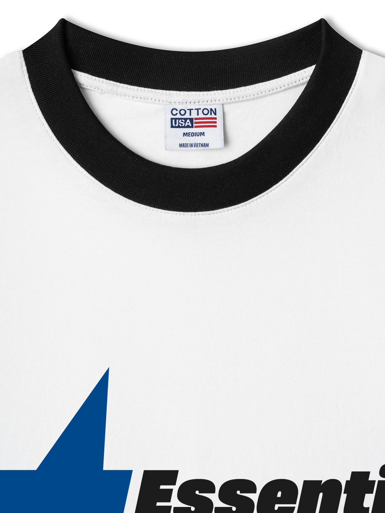 Áo Thun Ringer Relaxed Fit USA Essential Prime