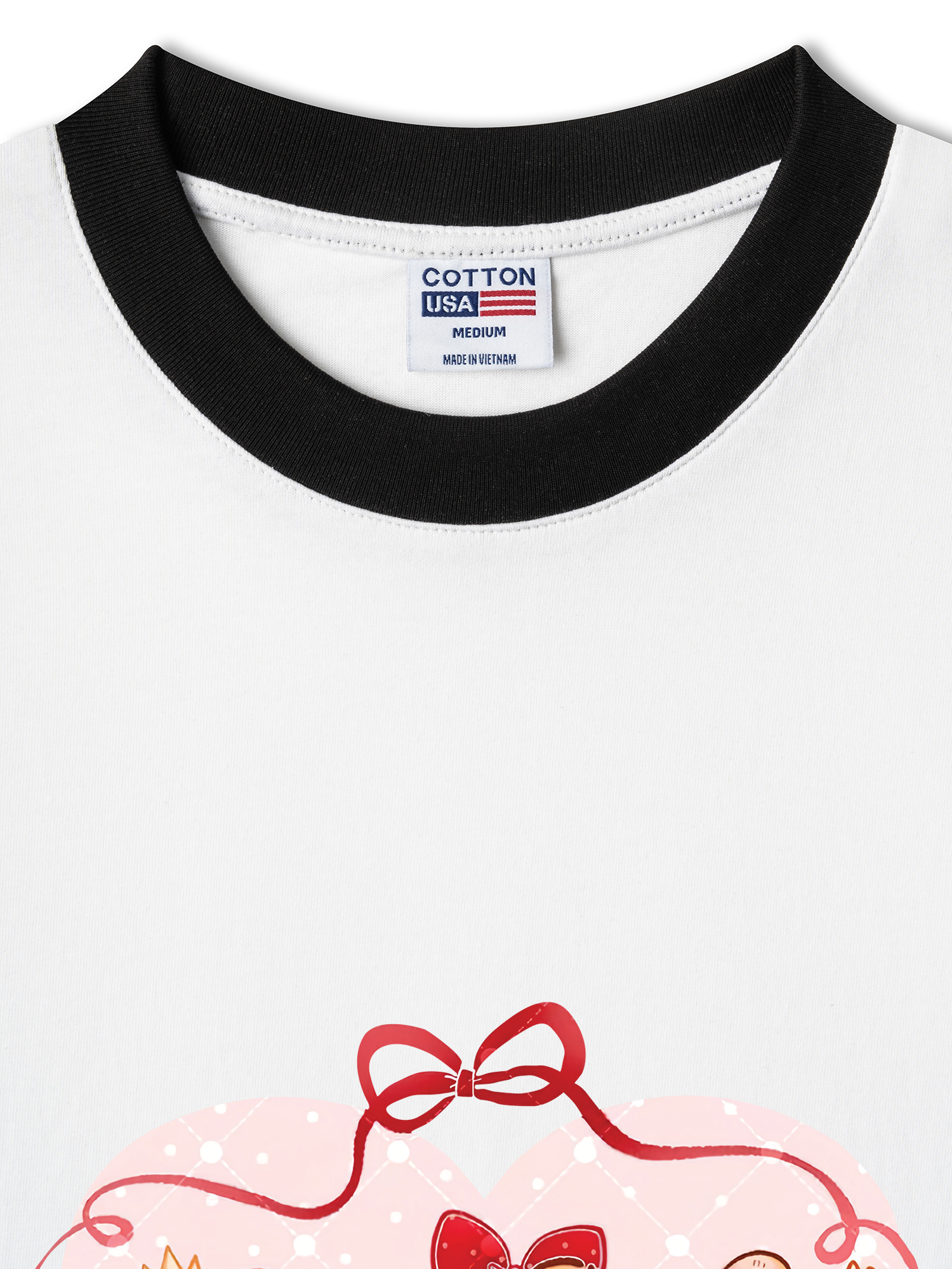 Áo Thun Ringer Relaxed Fit Ballet Bears