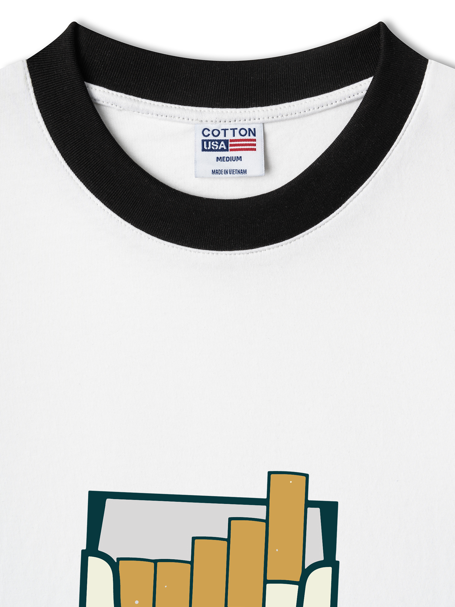 Áo Thun Ringer Relaxed Fit Marlboro Bakes 42 Mascot