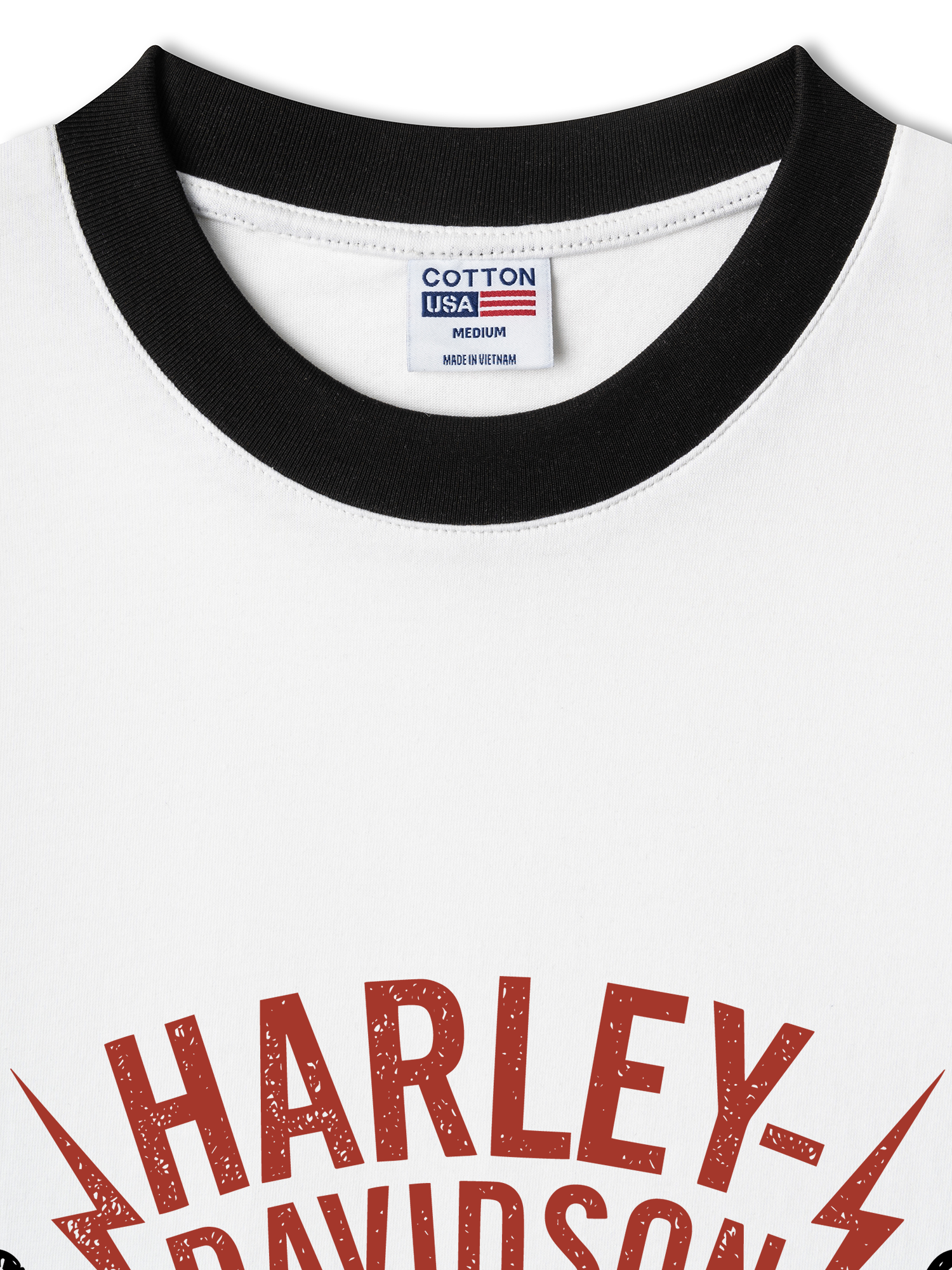 Áo Thun Ringer Relaxed Fit Harley Davidson Motocycles