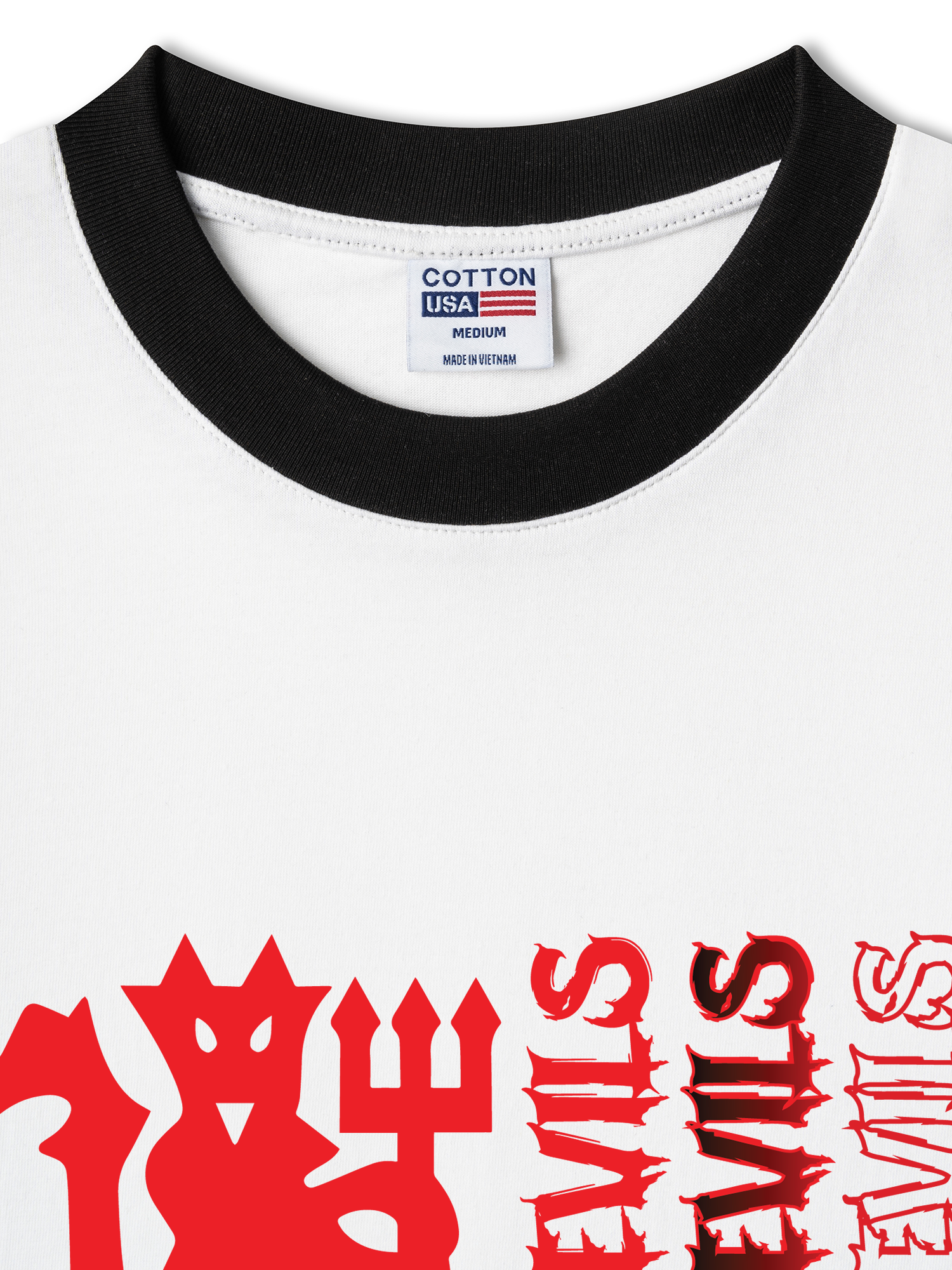 Áo Thun Ringer Relaxed Fit Red Devils EST 1878