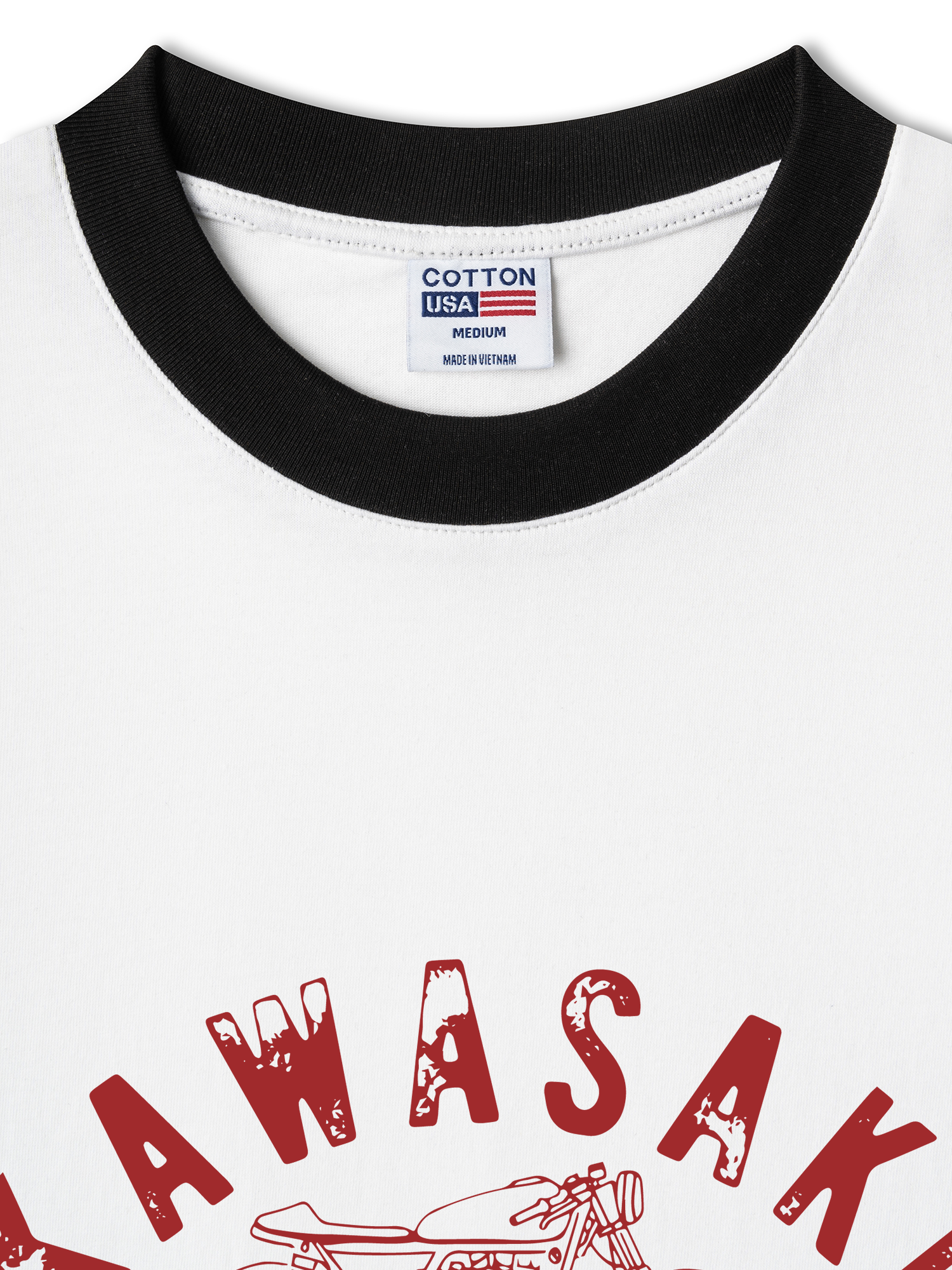 Áo Thun Ringer Relaxed Fit Kawasaki Let The Good Times