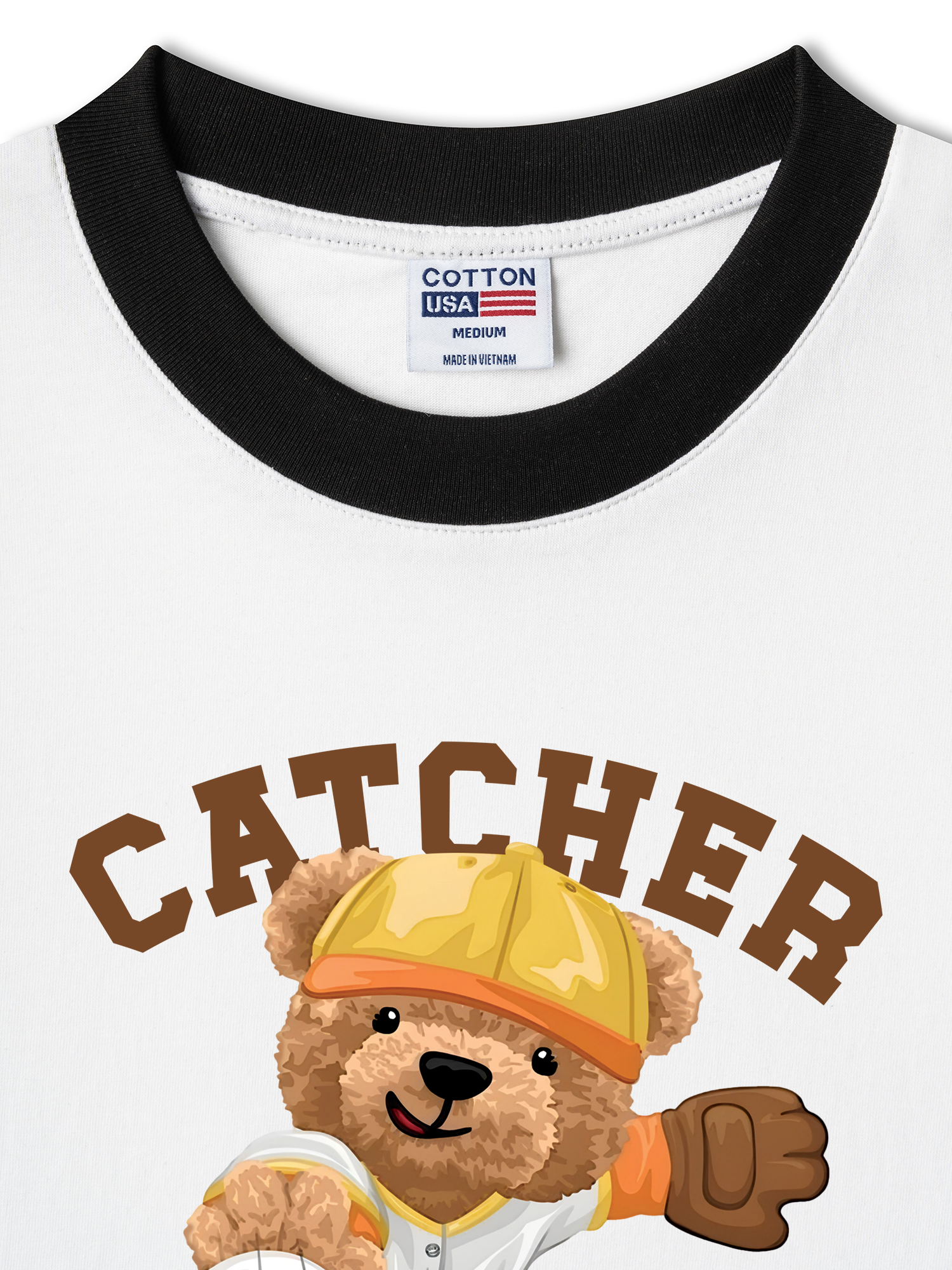 Áo Thun Ringer Relaxed Fit Catcher