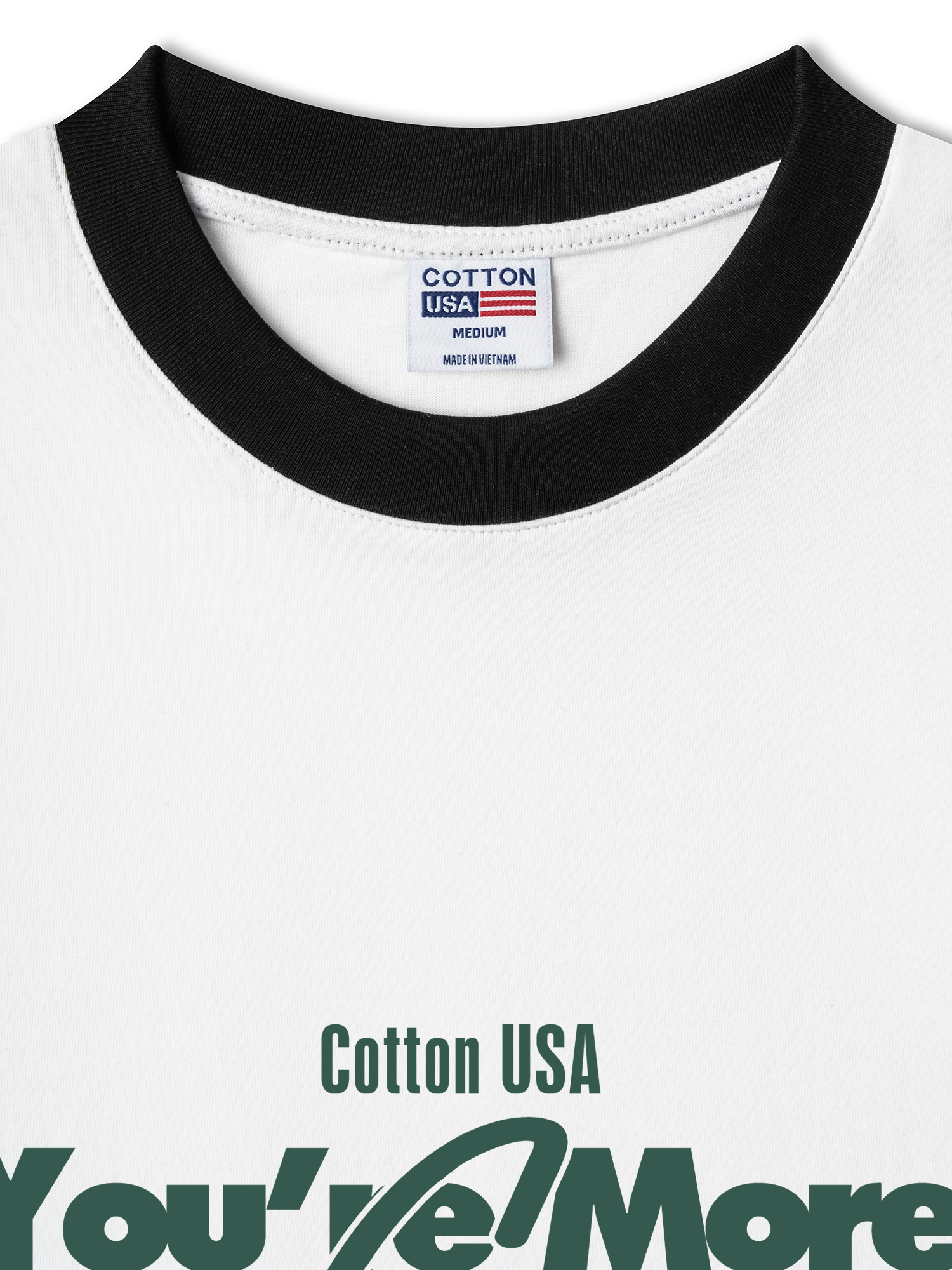 Áo Thun Ringer Relaxed Fit USA More Than Enough