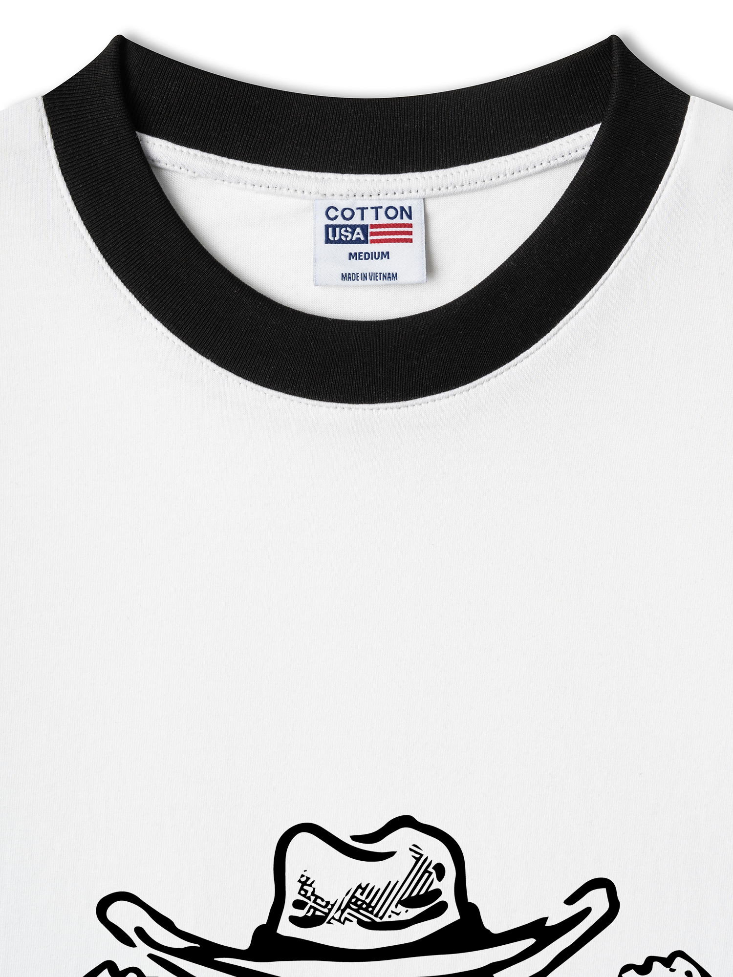 Áo Thun Ringer Relaxed Fit Marlboro Behind Cowboy