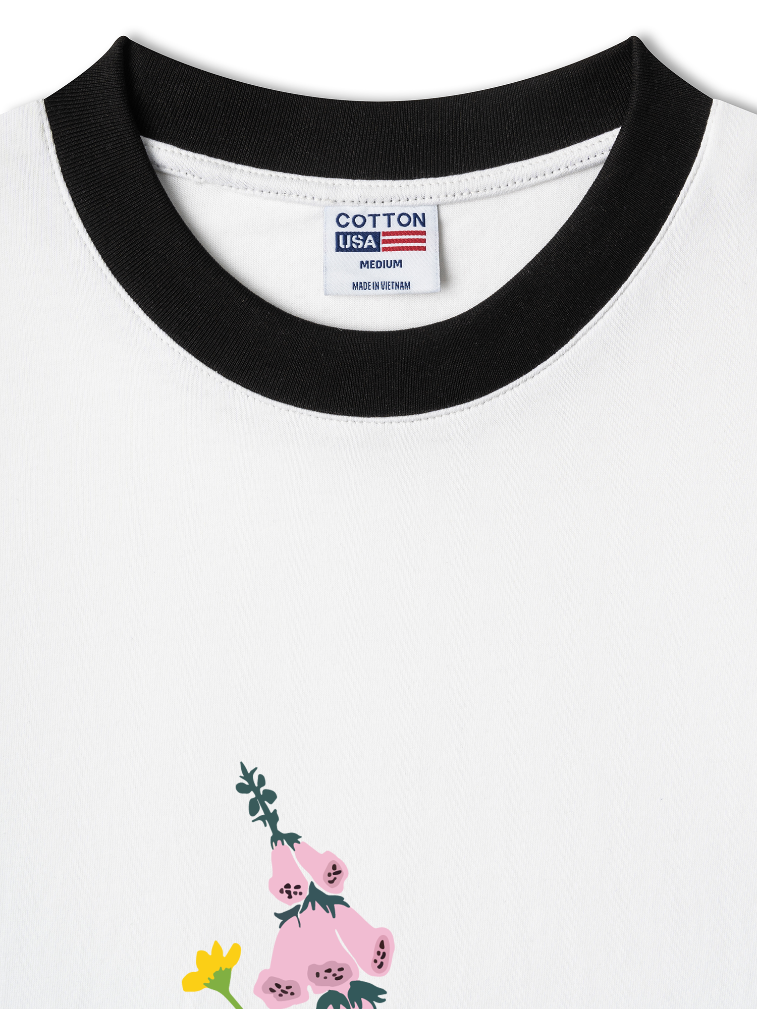 Áo Thun Ringer Relaxed Fit Send me Flowers