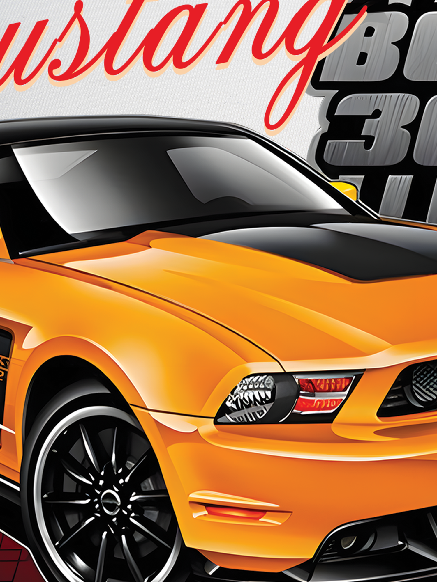 Áo Thun Ringer Relaxed Fit Mustang Boss 302