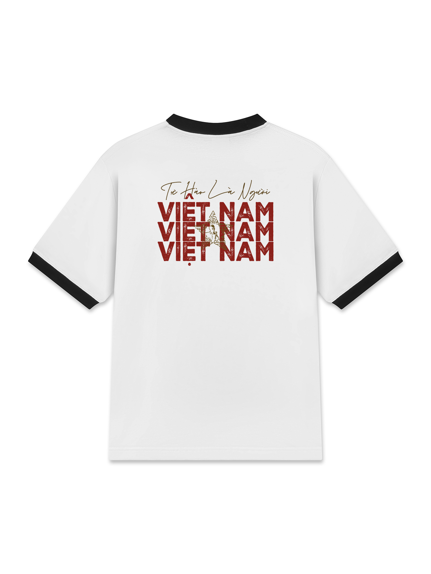 Áo Thun Ringer Relaxed Fit Việt Nam Tự Hào