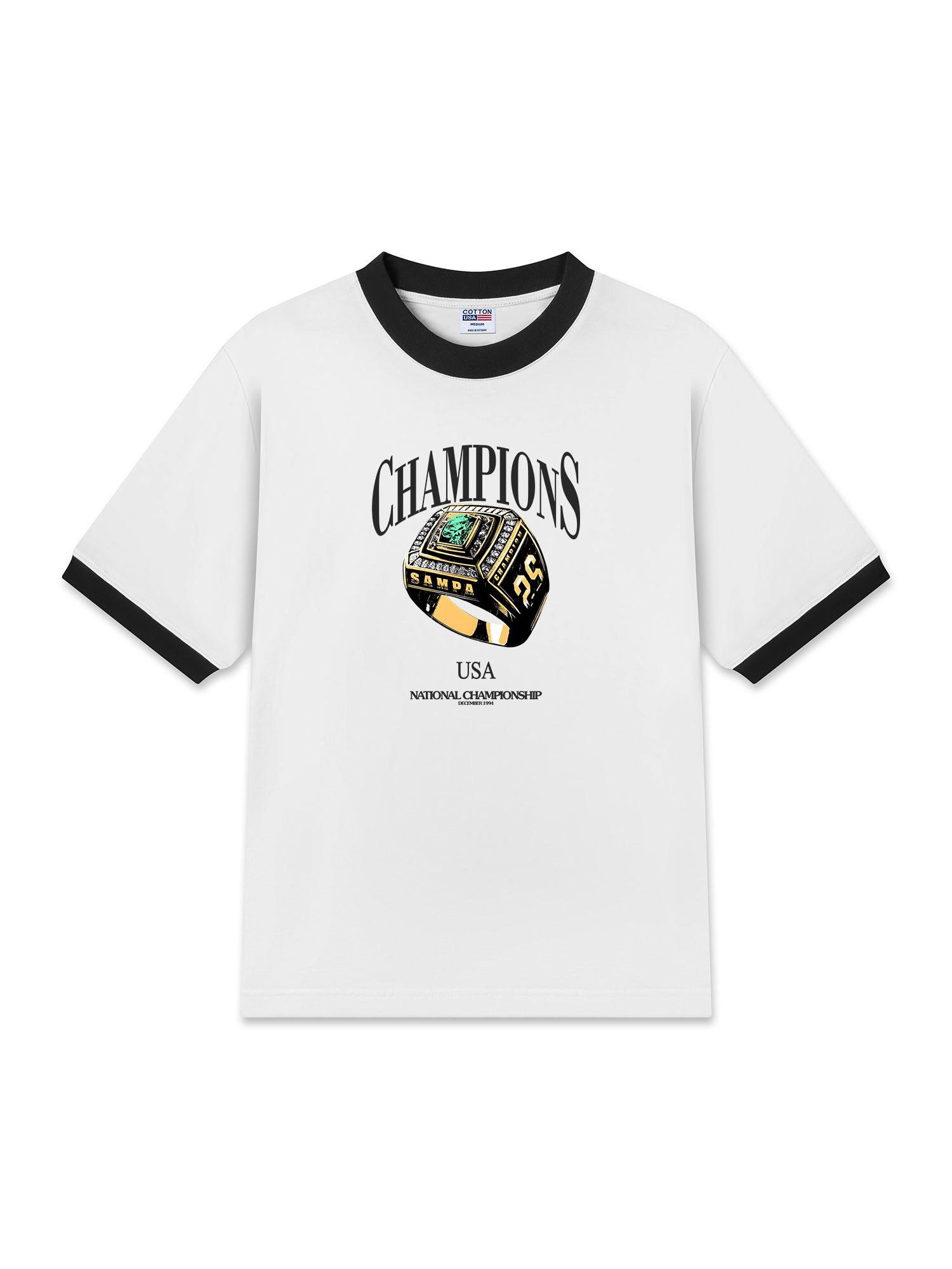 Áo Thun Ringer Relaxed Fit Champions National