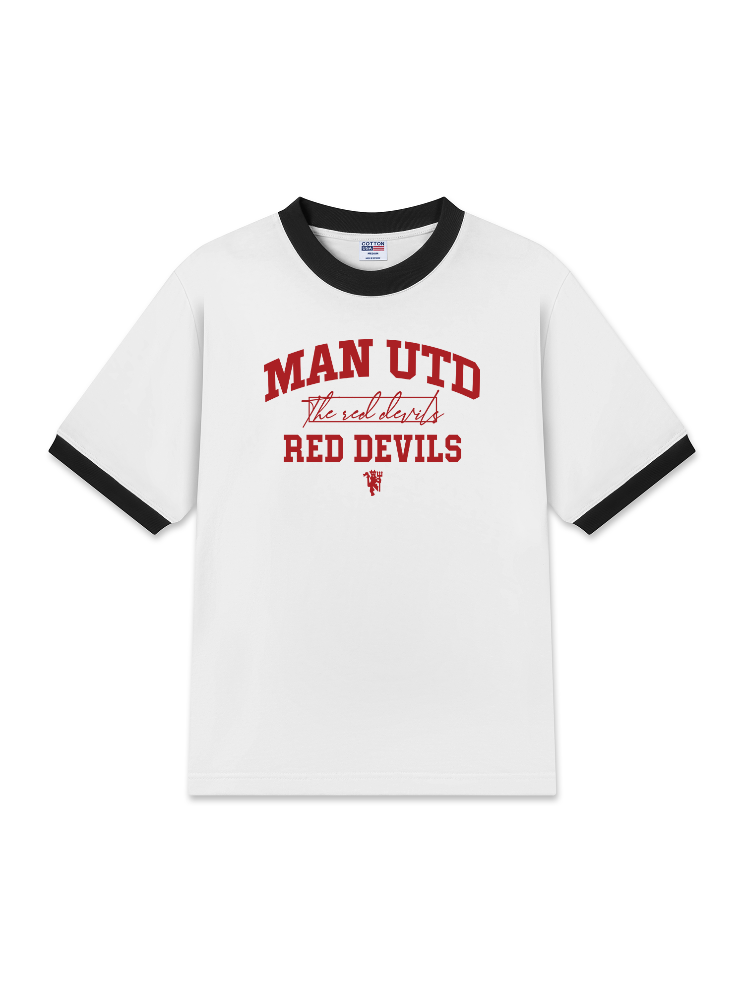Áo Thun Ringer Relaxed Fit MAN UTD The Red Devils