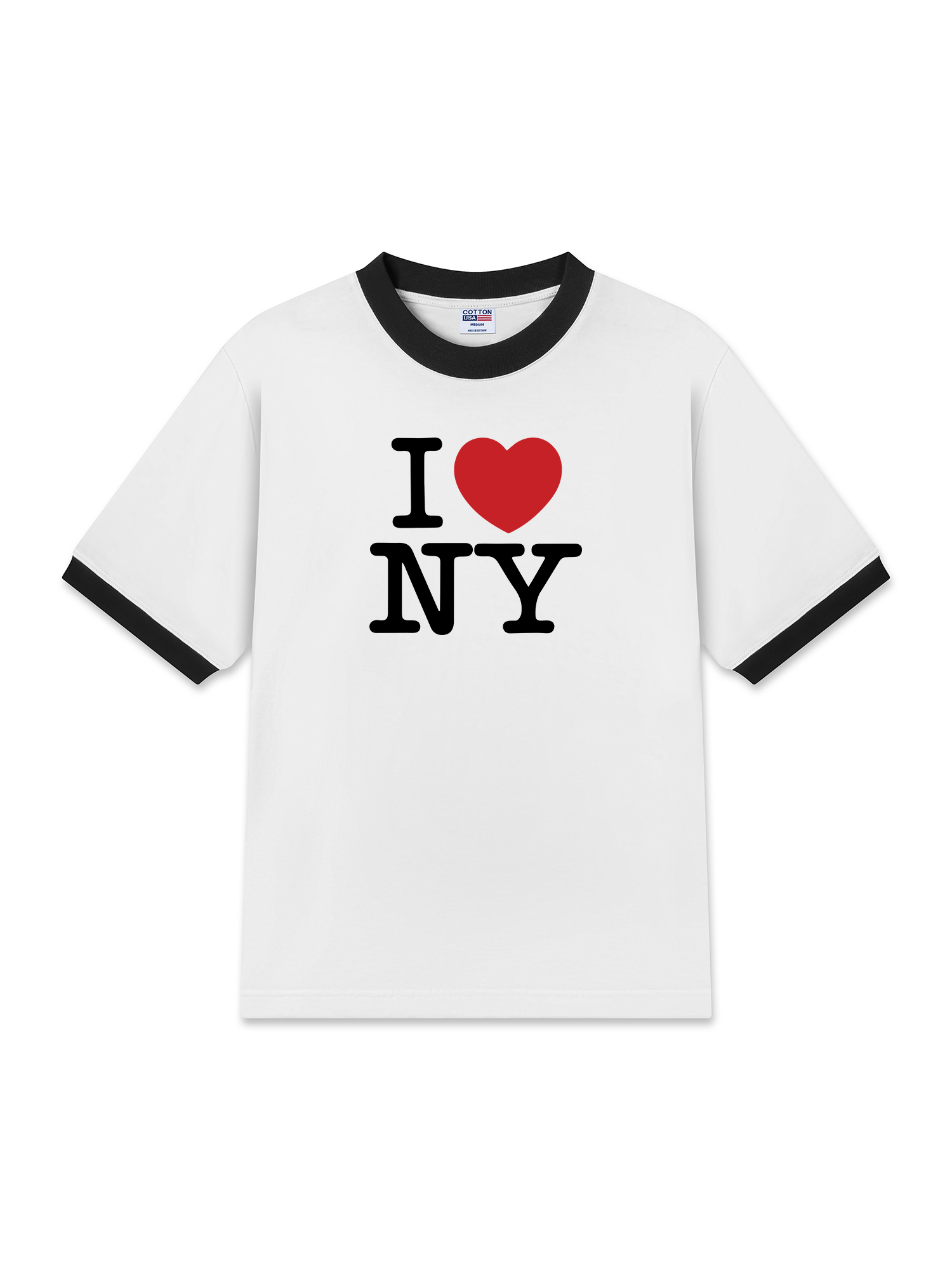 Áo Thun Ringer Relaxed Fit City I love NY