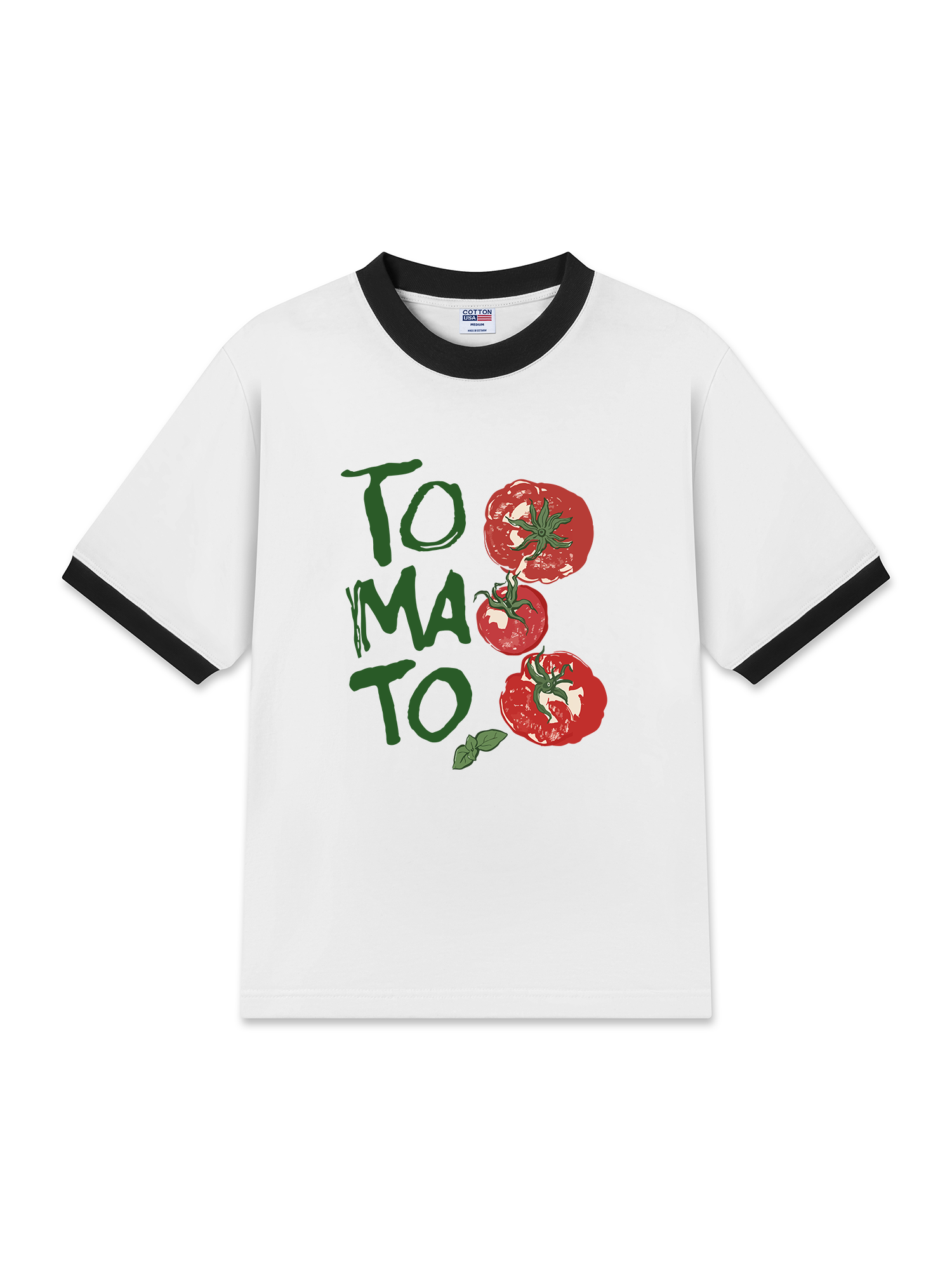 Áo Thun Ringer Relaxed Fit Tropical Tomato