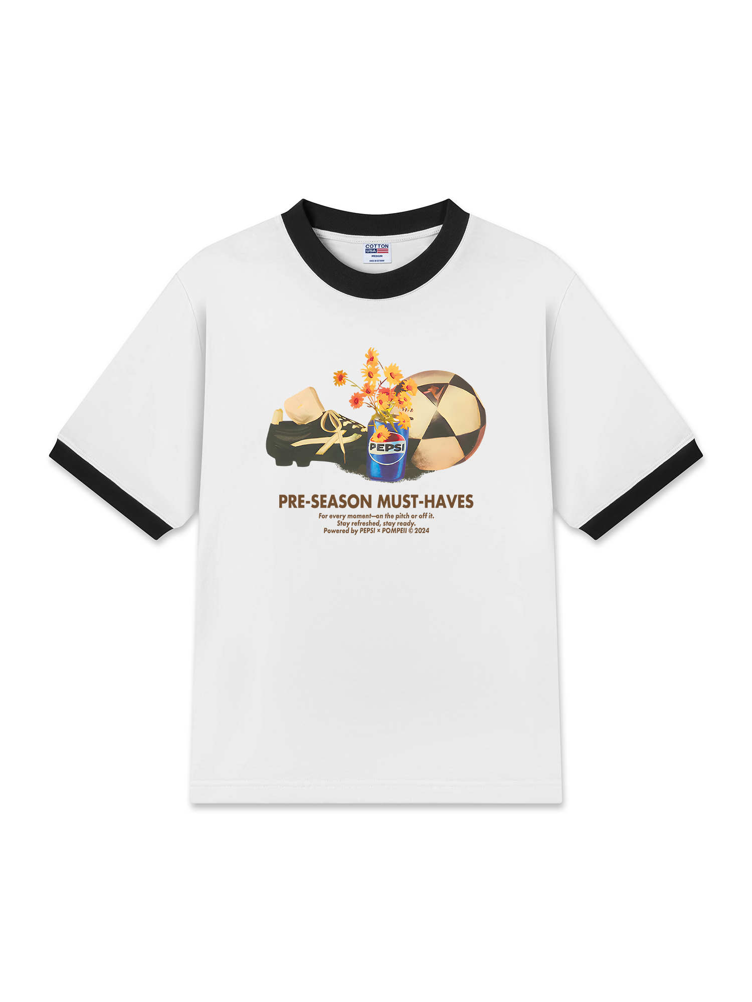 Áo Thun Ringer Relaxed Fit Soccer Must have