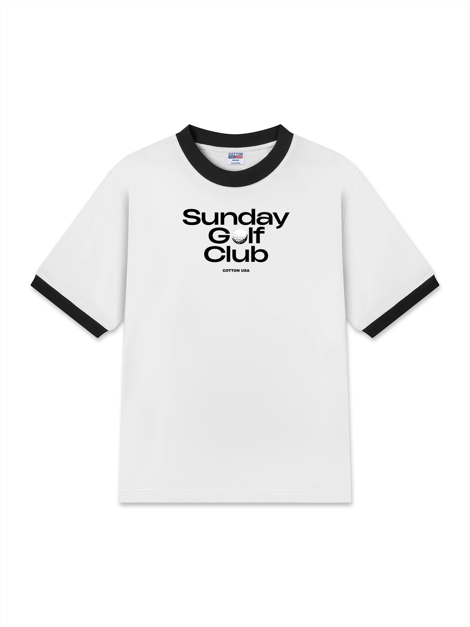 Áo Thun Ringer Relaxed Fit Golf Sunday Club