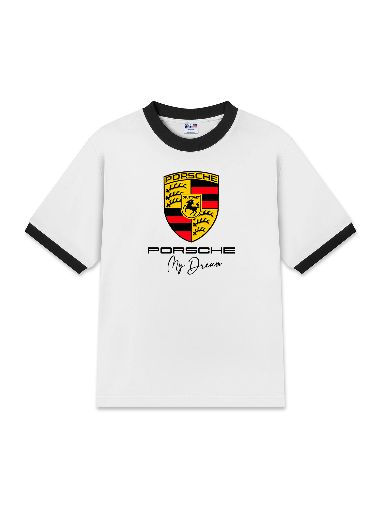 Áo Thun Ringer Relaxed Fit Porsche My Dream