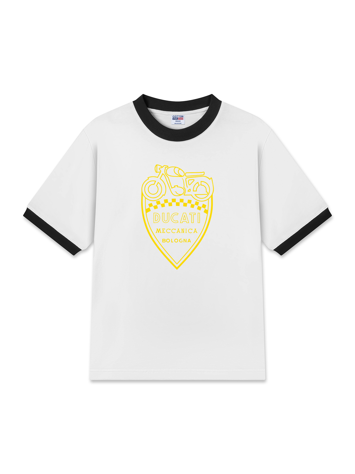 Áo Thun Ringer Relaxed Fit Ducati Meccanica Bologna