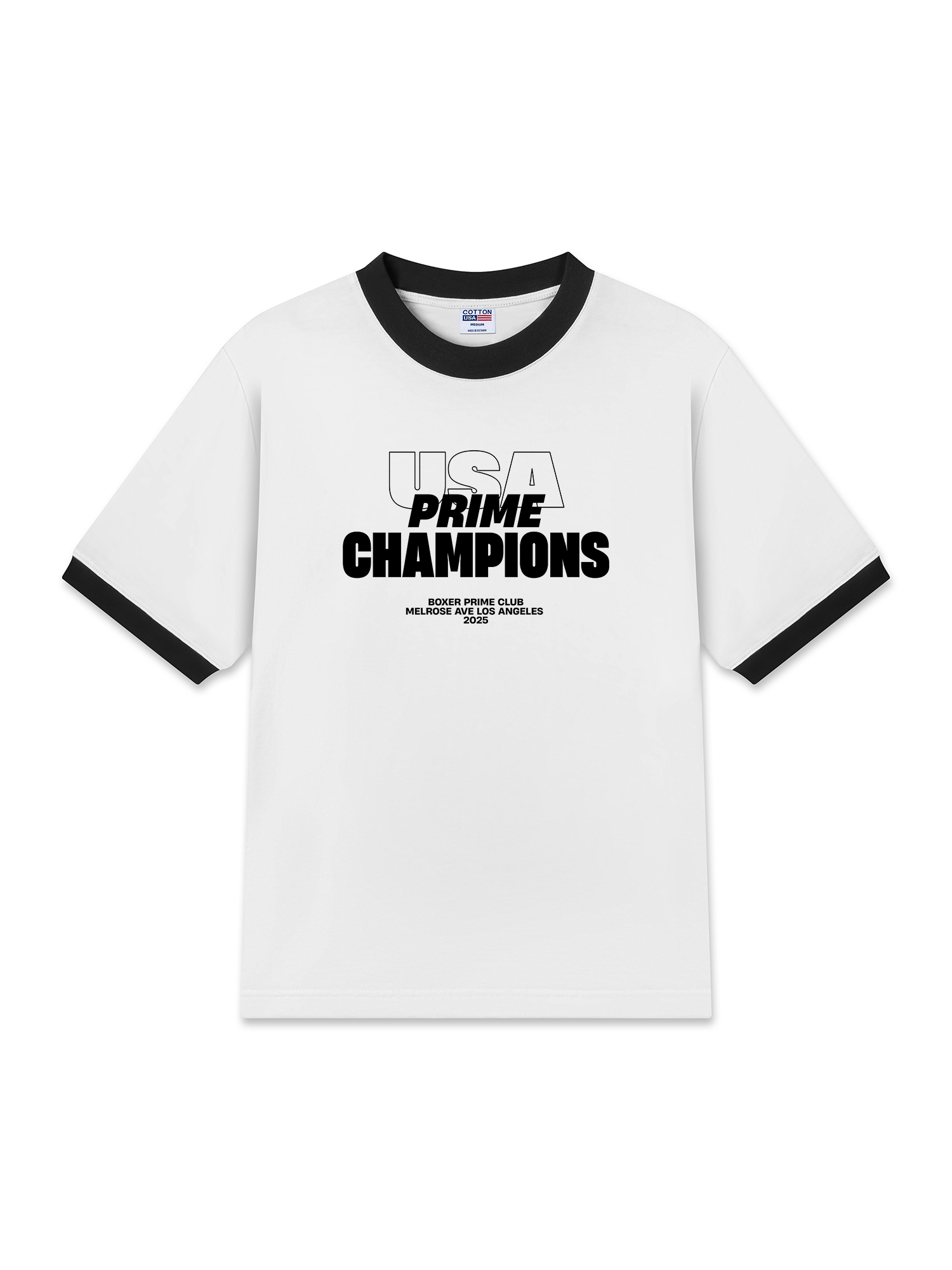 Áo Thun Ringer Relaxed Fit Champions Prime USA