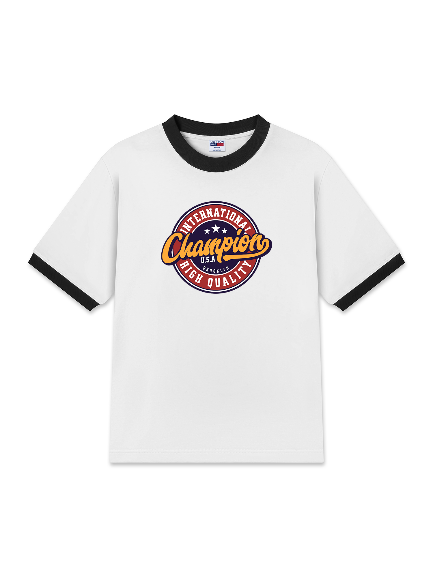 Áo Thun Ringer Relaxed Fit Champions International